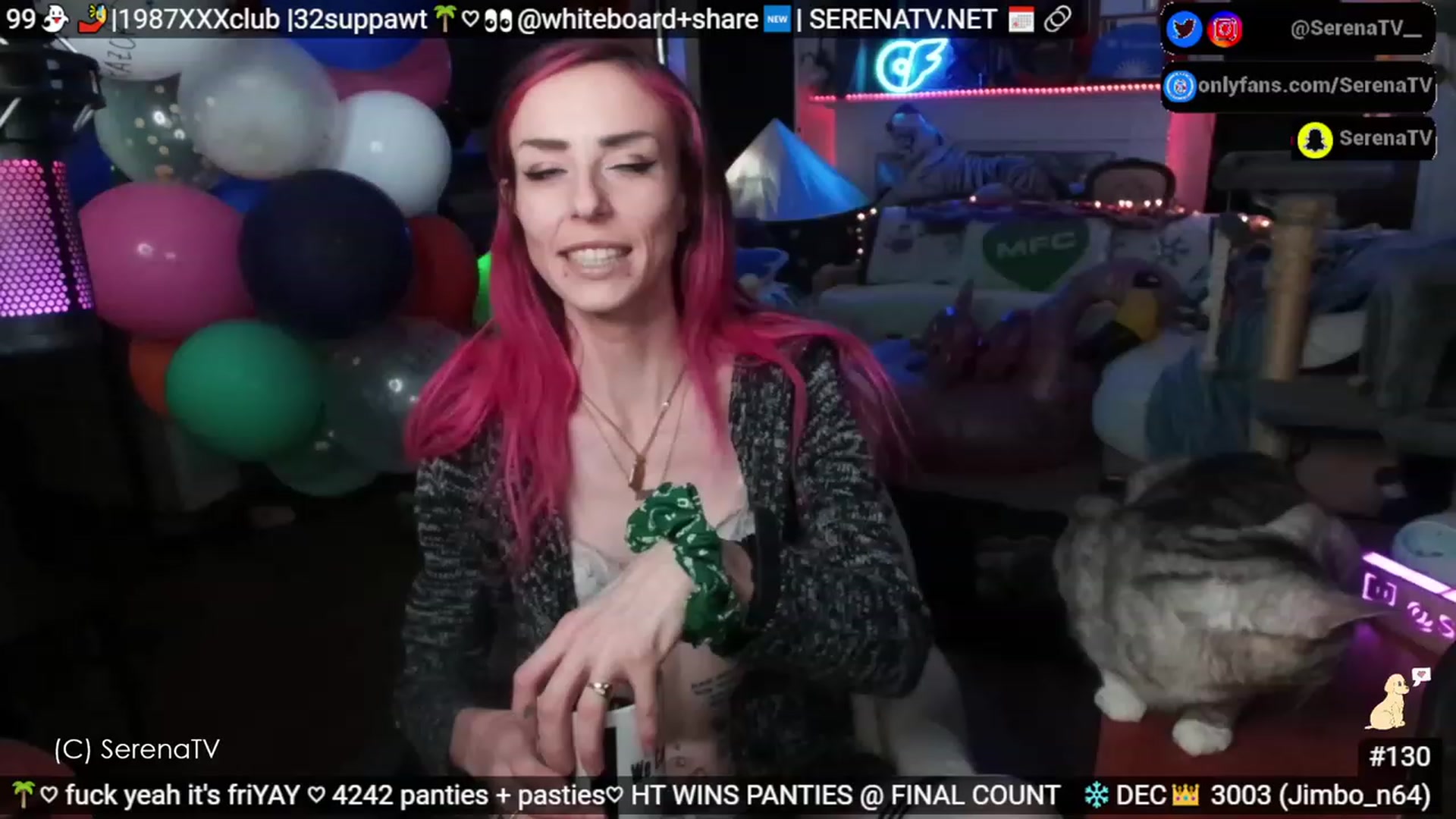 Gallery image thumbnail from serenatv's myfreecams stream on, 12/01/2023, 20:36 image 15 of 20