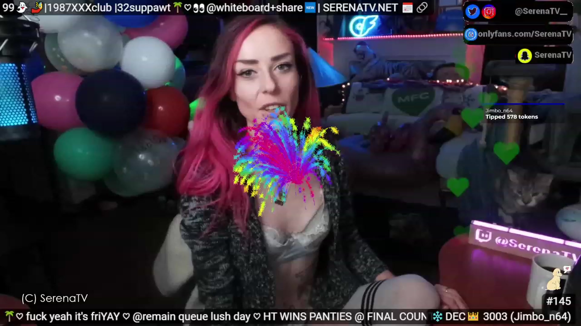 Gallery image thumbnail from serenatv's myfreecams stream on, 12/01/2023, 20:36 image 10 of 20