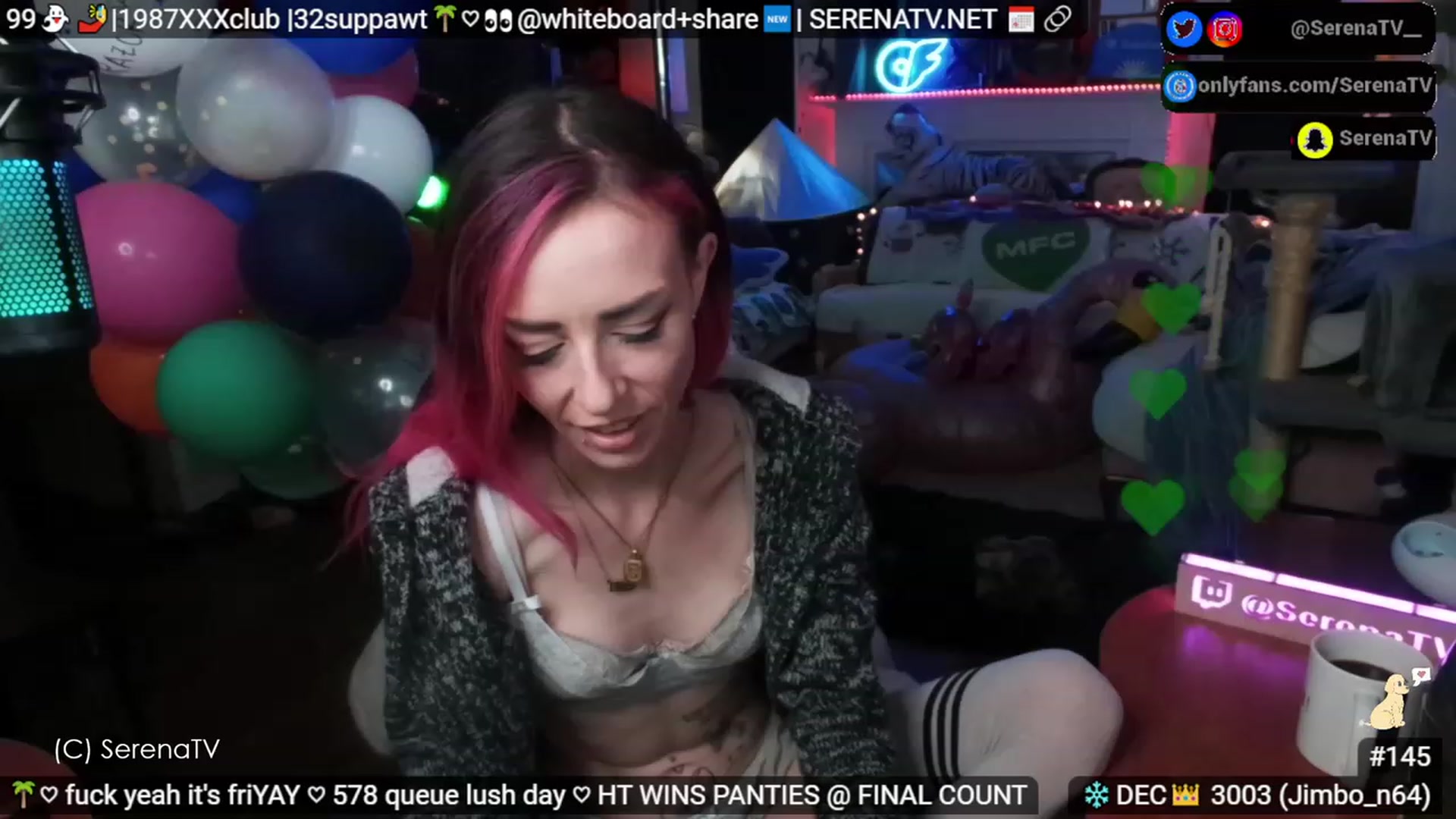 Gallery image thumbnail from serenatv's myfreecams stream on, 12/01/2023, 20:36 image 8 of 20