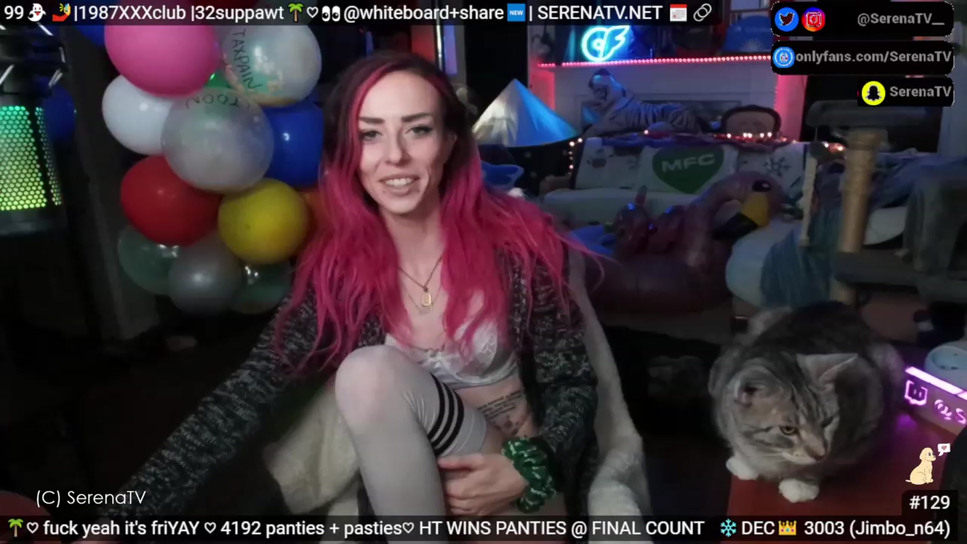 Gallery image thumbnail from serenatv's myfreecams stream on, 12/01/2023, 20:36 image 19 of 20