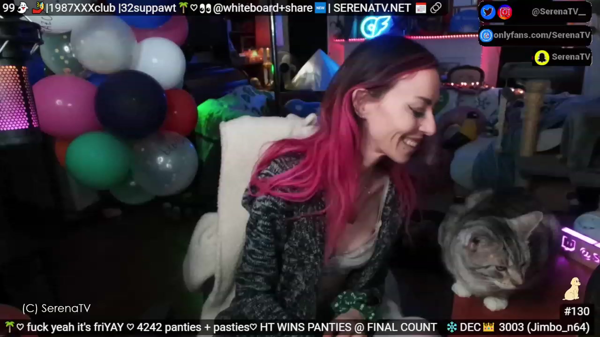 Gallery image thumbnail from serenatv's myfreecams stream on, 12/01/2023, 20:36 image 16 of 20
