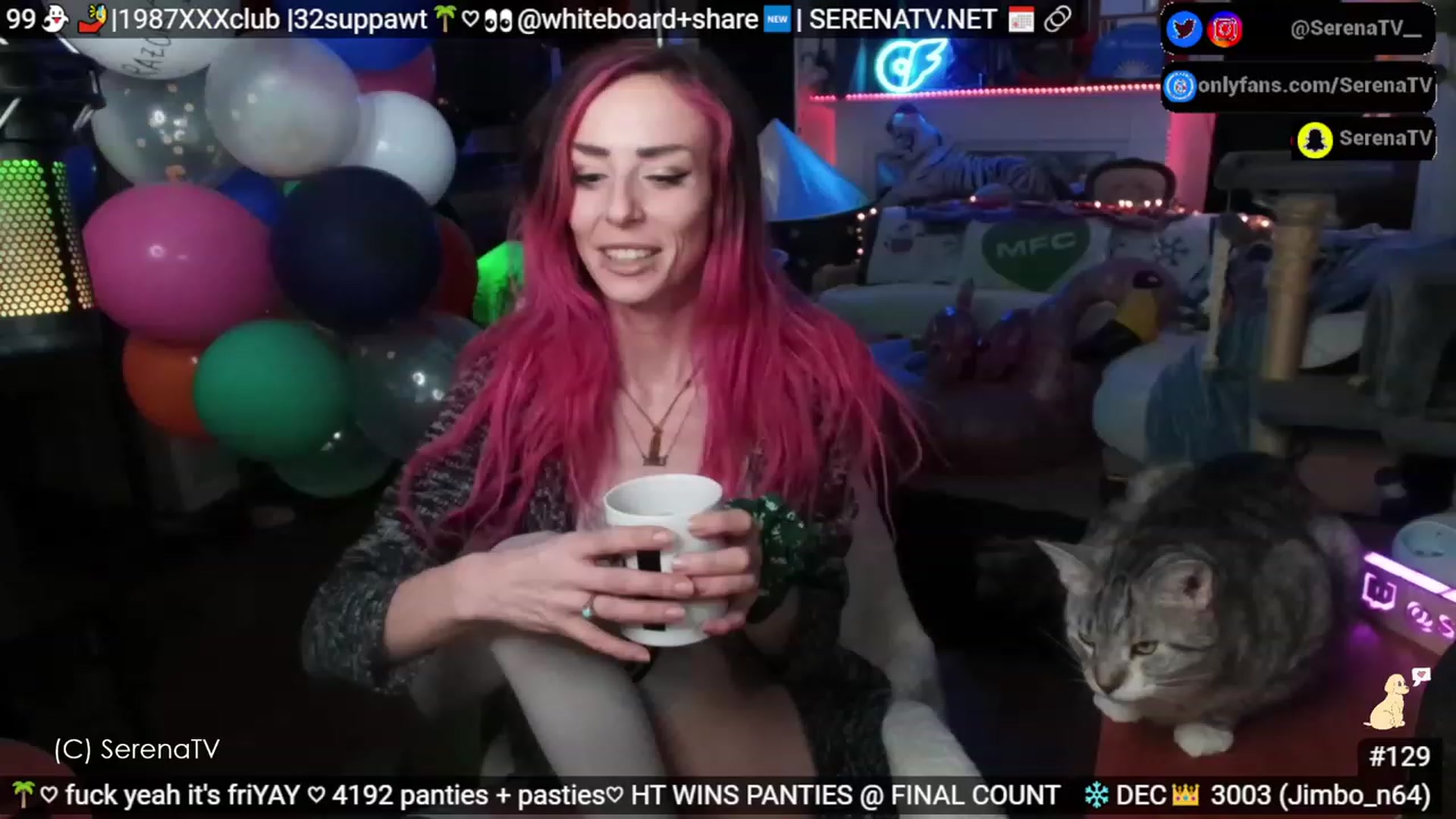 Gallery image thumbnail from serenatv's myfreecams stream on, 12/01/2023, 20:36 image 18 of 20