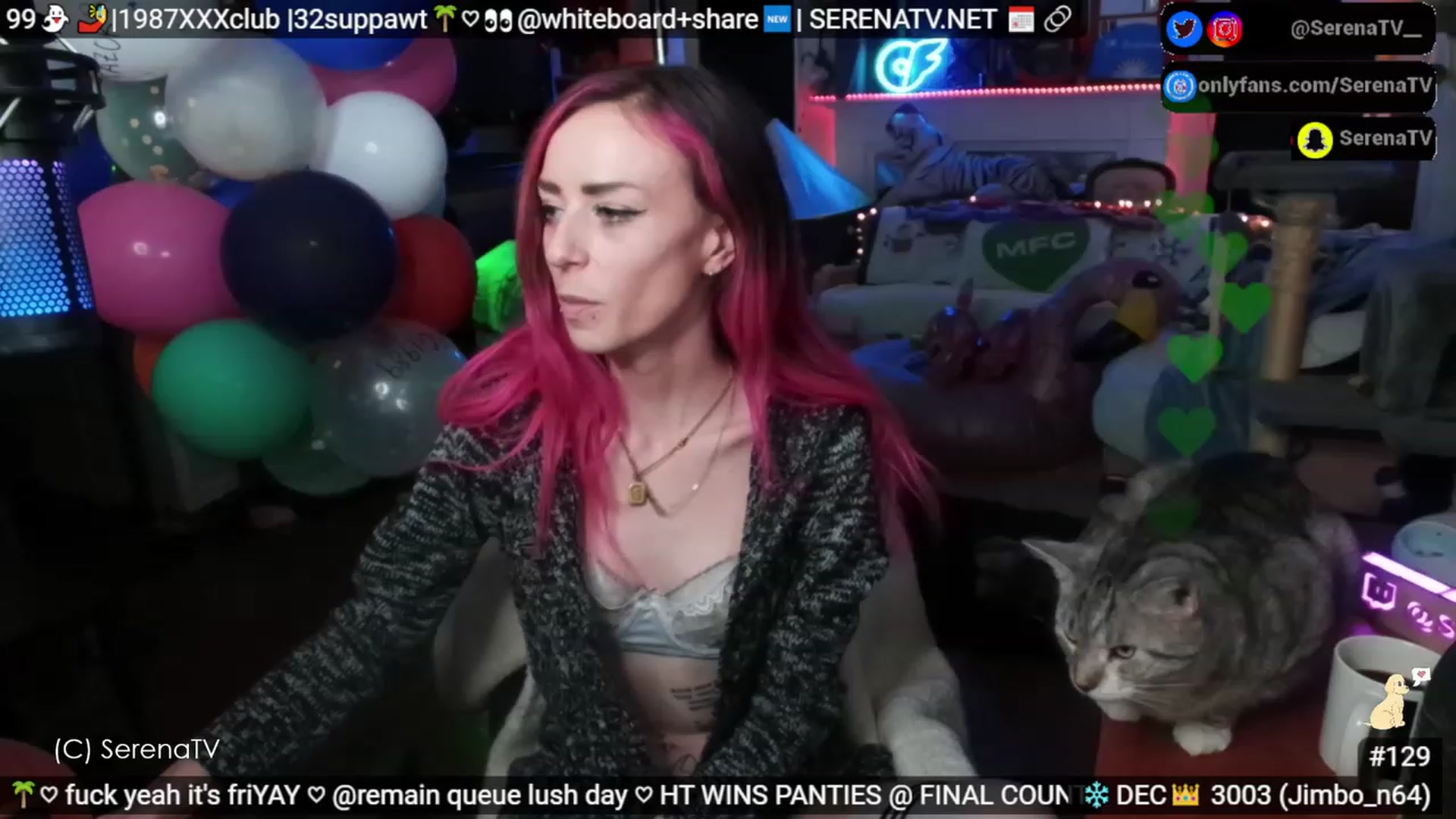 Gallery image thumbnail from serenatv's myfreecams stream on, 12/01/2023, 20:36 image 12 of 20