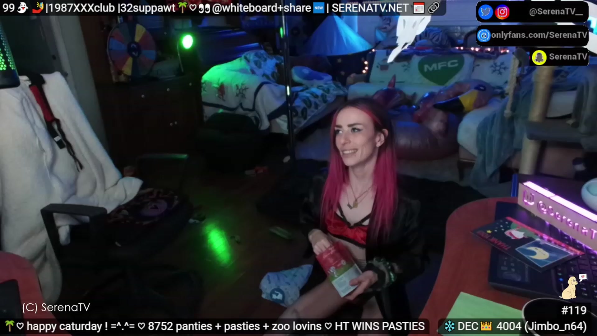 Gallery image thumbnail from serenatv's myfreecams stream on, 12/02/2023, 21:04 image 10 of 20