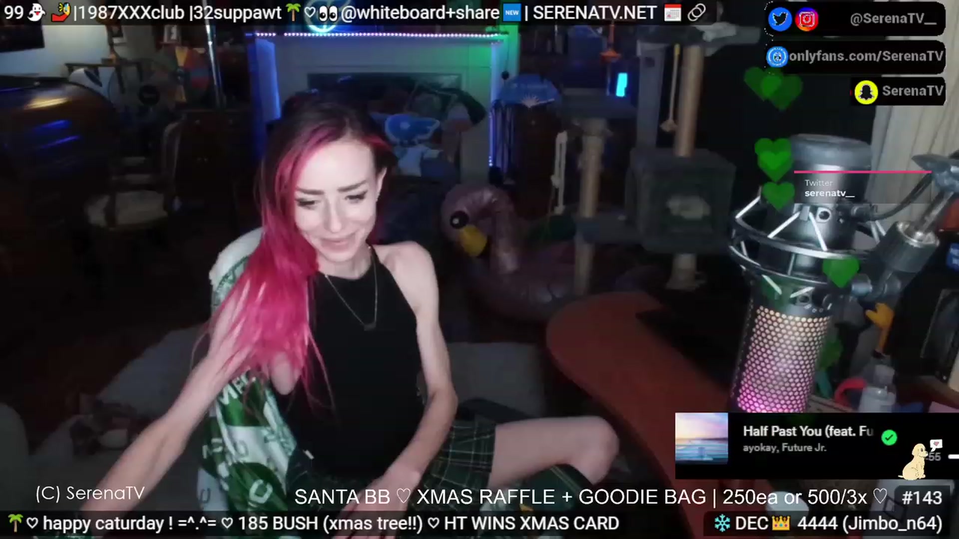 Gallery image thumbnail from serenatv's myfreecams stream on, 12/09/2023, 21:38 image 5 of 20