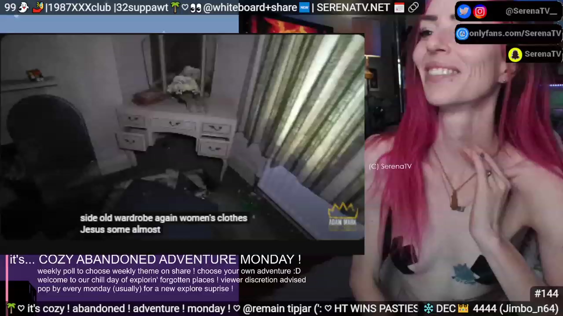 Gallery image thumbnail from serenatv's myfreecams stream on, 12/11/2023, 21:05 image 20 of 20