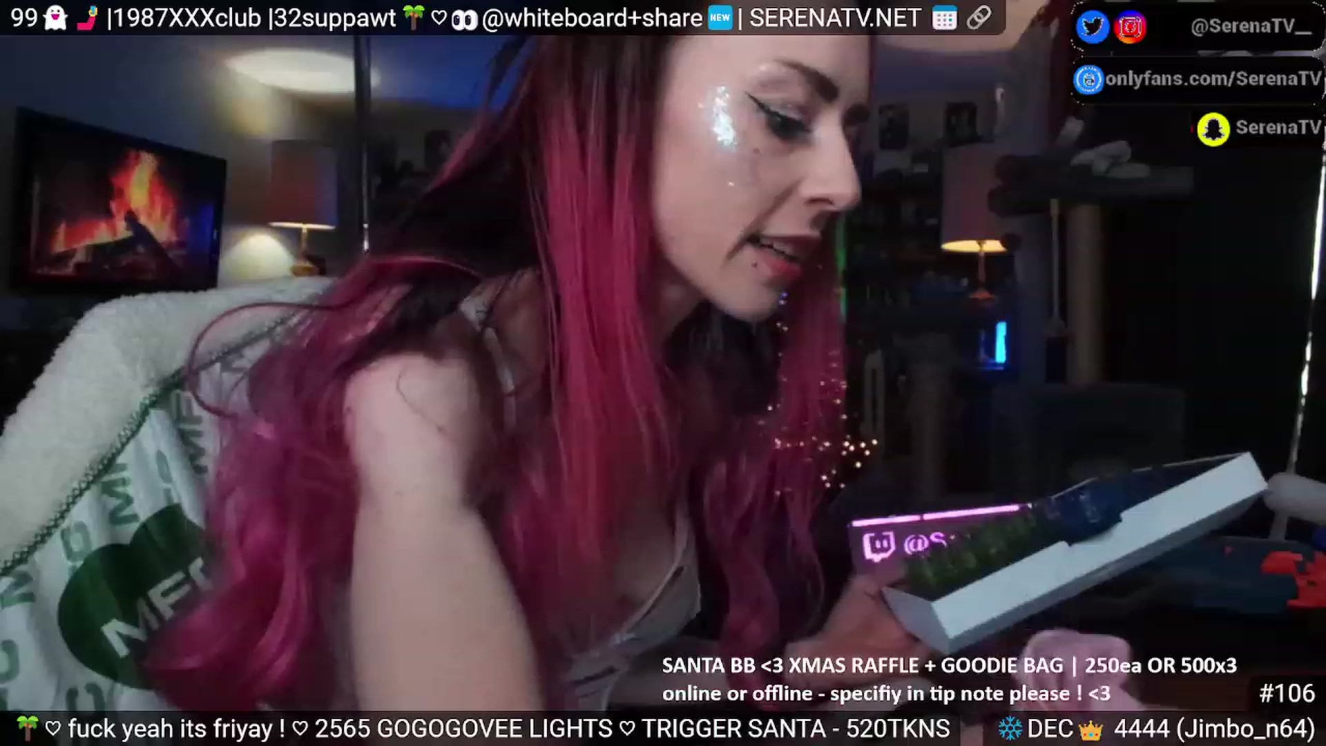 Gallery image thumbnail from serenatv's myfreecams stream on, 12/15/2023, 21:16 image 17 of 20