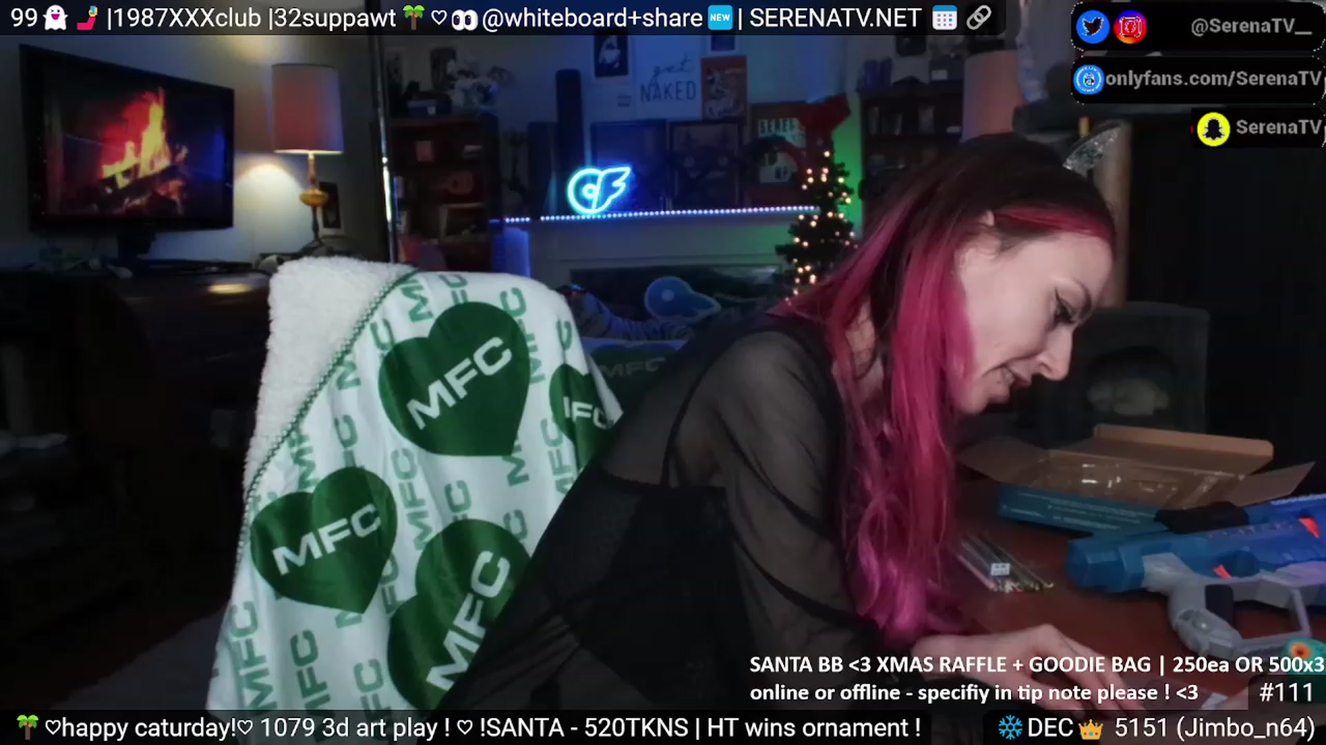 Gallery image thumbnail from serenatv's myfreecams stream on, 12/16/2023, 21:14 image 5 of 20