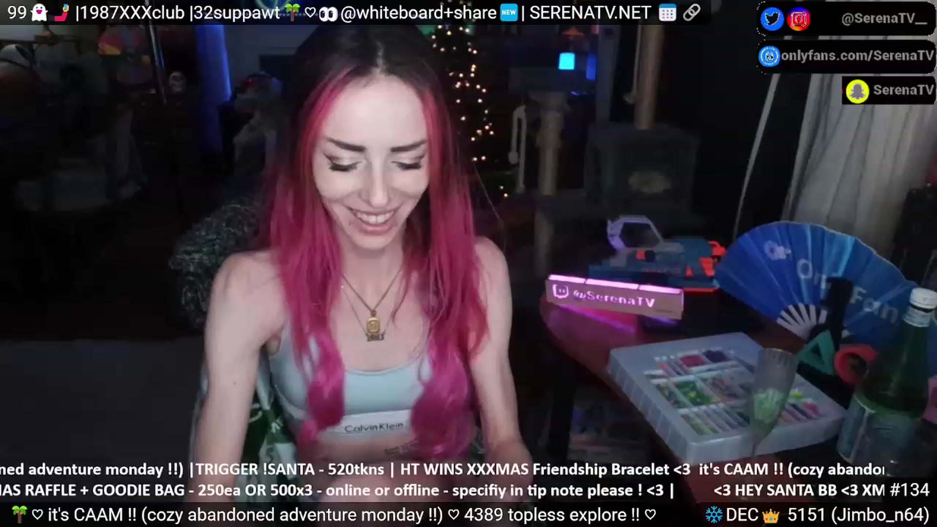 Gallery image thumbnail from serenatv's myfreecams stream on, 12/18/2023, 20:44 image 7 of 20