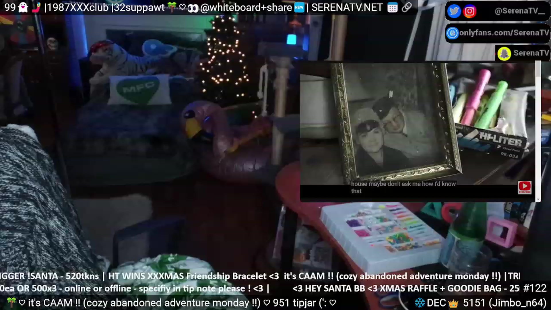 Gallery image thumbnail from serenatv's myfreecams stream on, 12/18/2023, 21:17 image 1 of 20