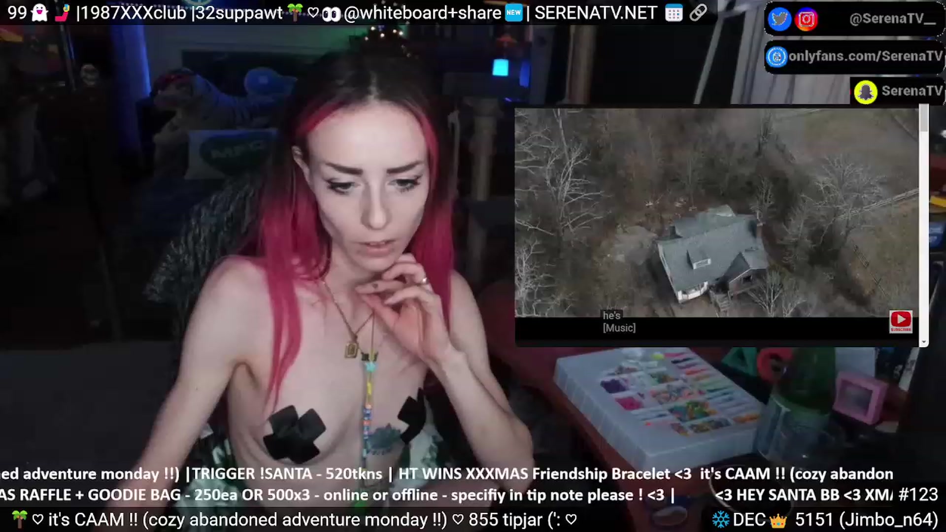Gallery image thumbnail from serenatv's myfreecams stream on, 12/18/2023, 21:17 image 9 of 20
