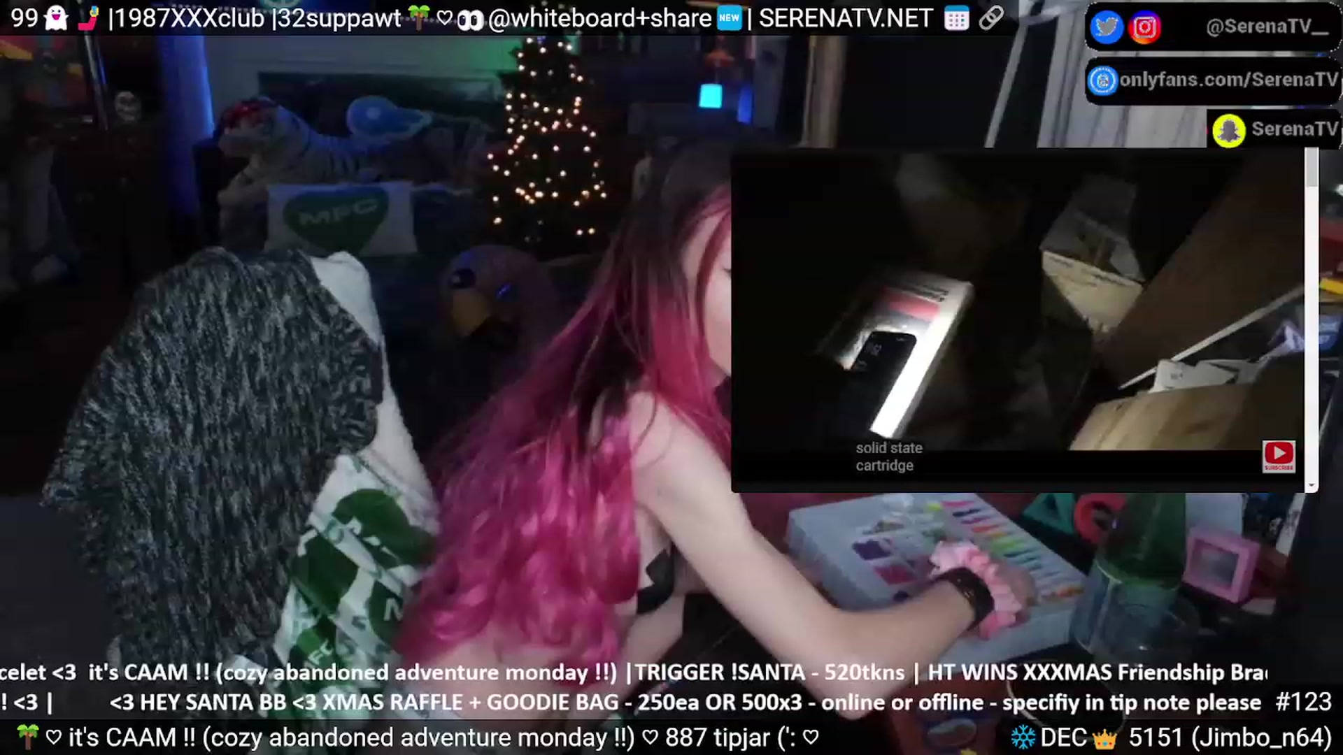 Gallery image thumbnail from serenatv's myfreecams stream on, 12/18/2023, 21:17 image 6 of 20