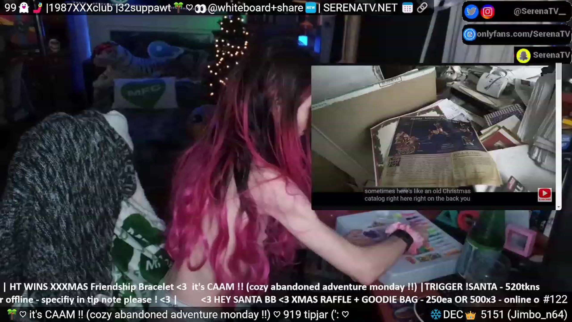 Gallery image thumbnail from serenatv's myfreecams stream on, 12/18/2023, 21:17 image 3 of 20