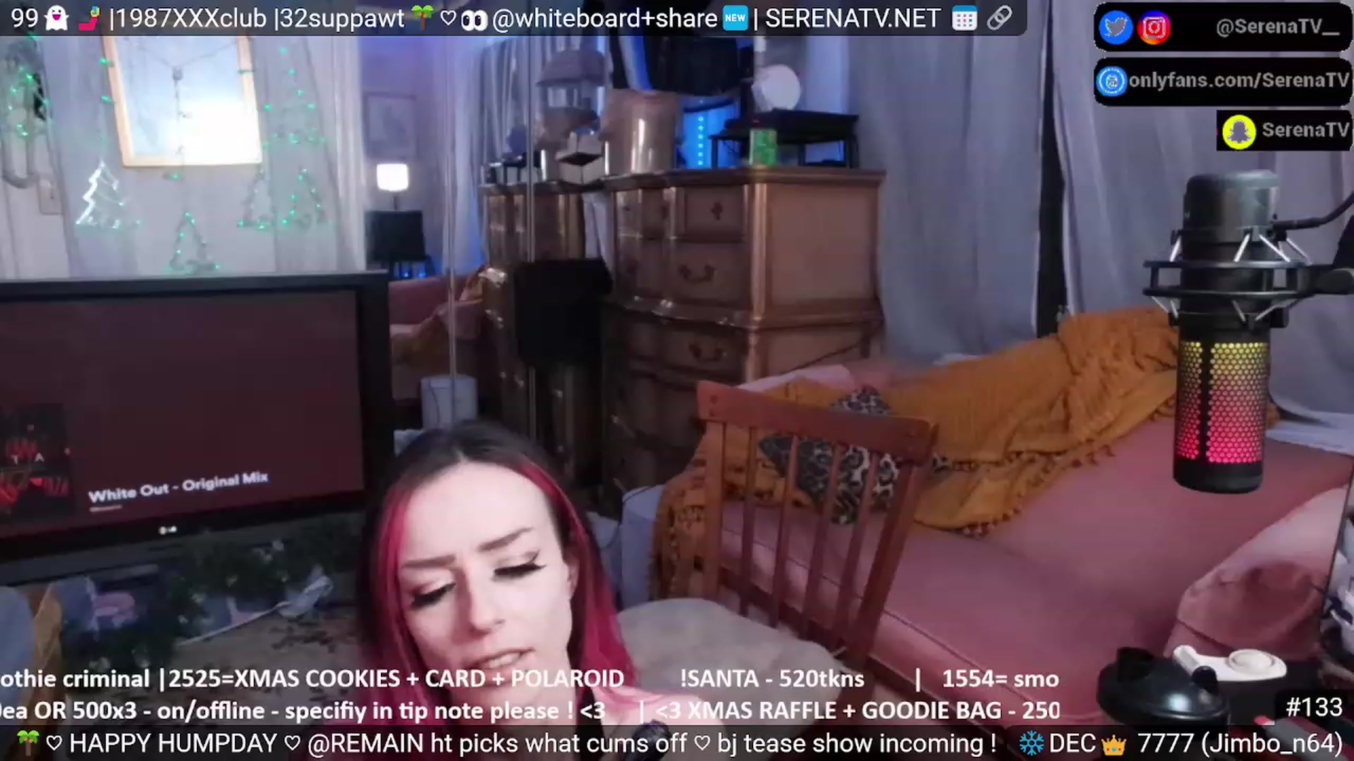 Gallery image thumbnail from serenatv's myfreecams stream on, 12/27/2023, 21:18 image 9 of 20