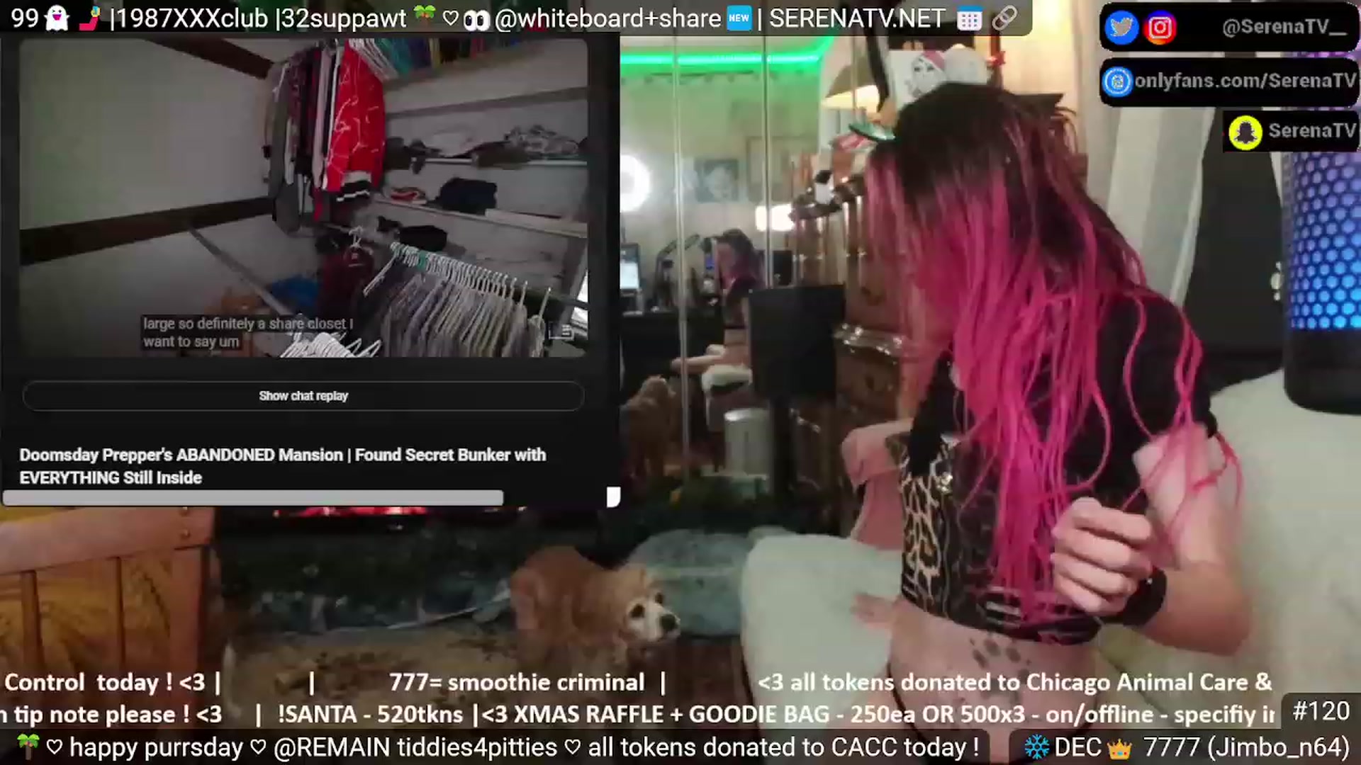 Gallery image thumbnail from serenatv's myfreecams stream on, 12/28/2023, 22:06 image 12 of 20
