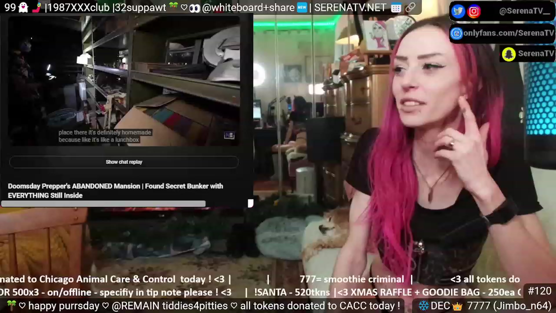 Gallery image thumbnail from serenatv's myfreecams stream on, 12/28/2023, 22:06 image 15 of 20