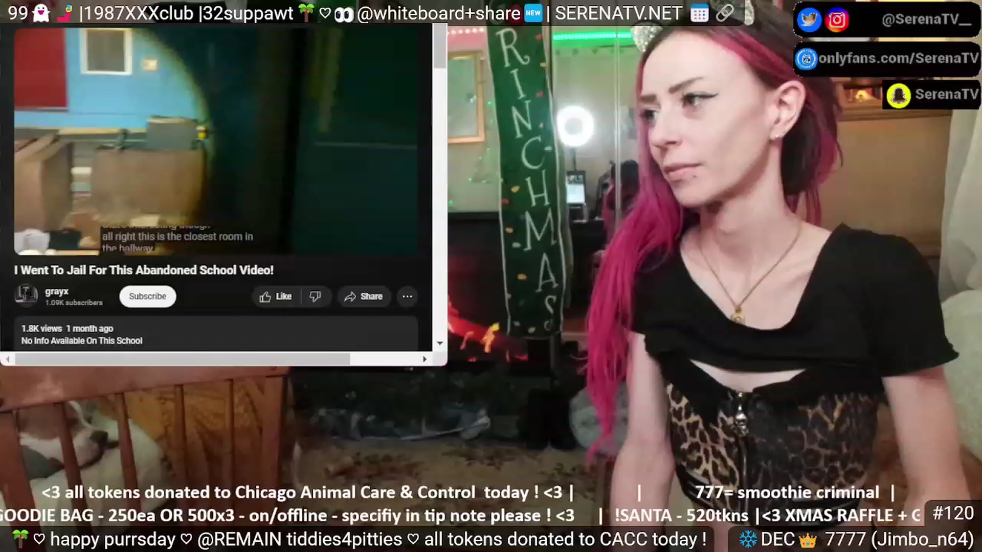 Gallery image thumbnail from serenatv's myfreecams stream on, 12/28/2023, 22:06 image 17 of 20