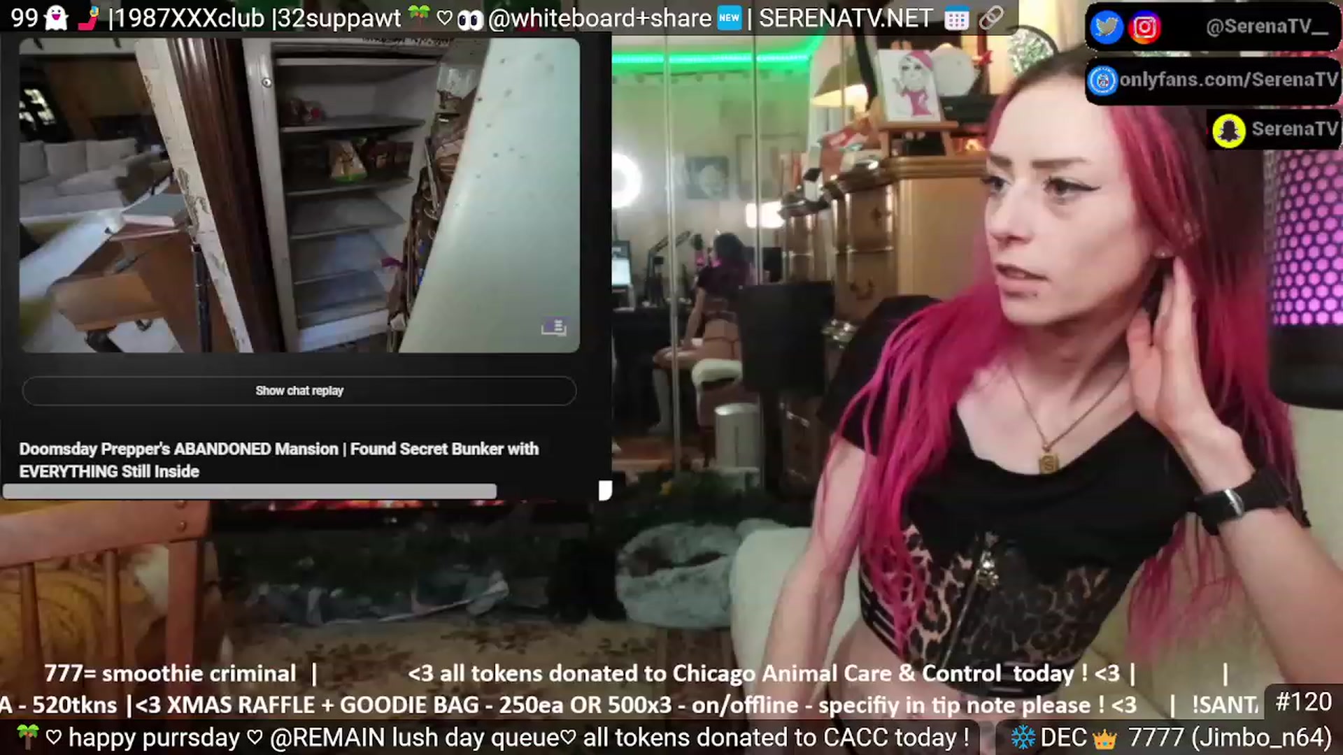 Gallery image thumbnail from serenatv's myfreecams stream on, 12/28/2023, 22:06 image 9 of 20