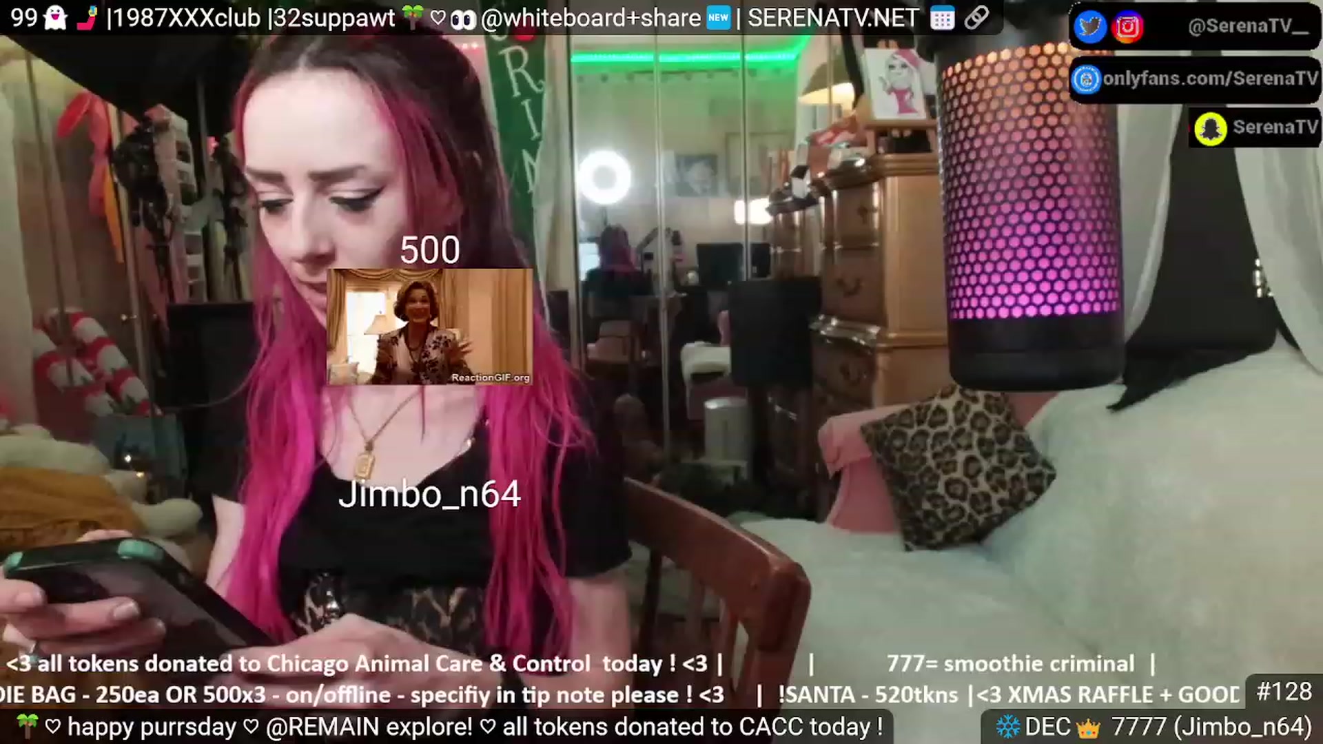 Gallery image thumbnail from serenatv's myfreecams stream on, 12/28/2023, 22:06 image 4 of 20