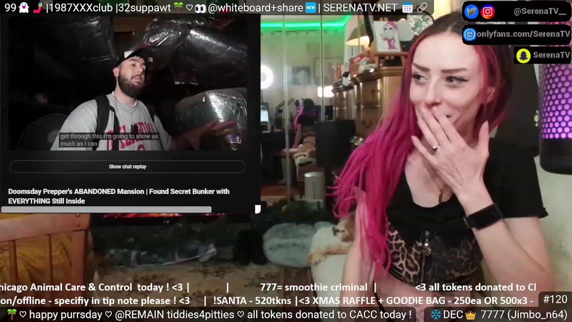 Gallery image thumbnail from serenatv's myfreecams stream on, 12/28/2023, 22:06 image 14 of 20