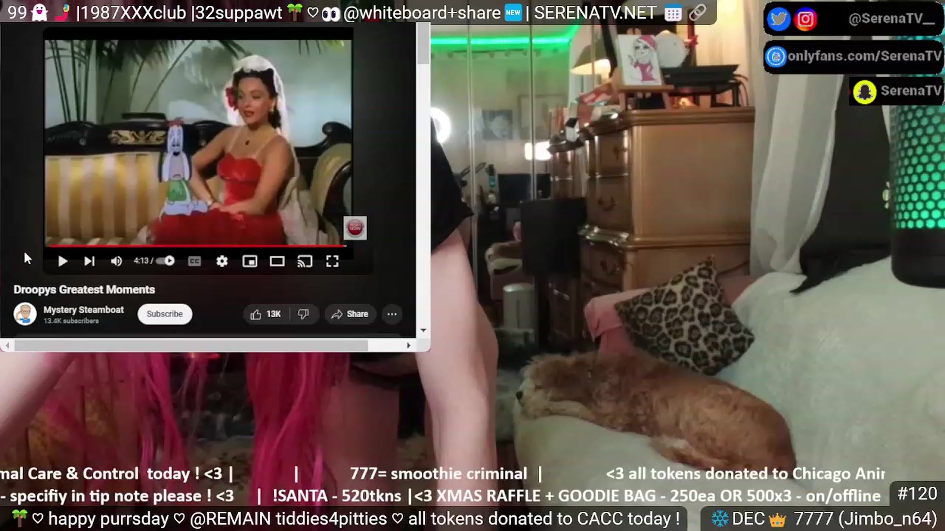 Gallery image thumbnail from serenatv's myfreecams stream on, 12/28/2023, 22:06 image 13 of 20