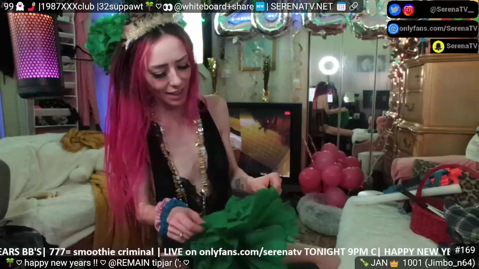 Gallery image thumbnail from serenatv's myfreecams stream on, 01/01/2024, 23:03 image 14 of 20