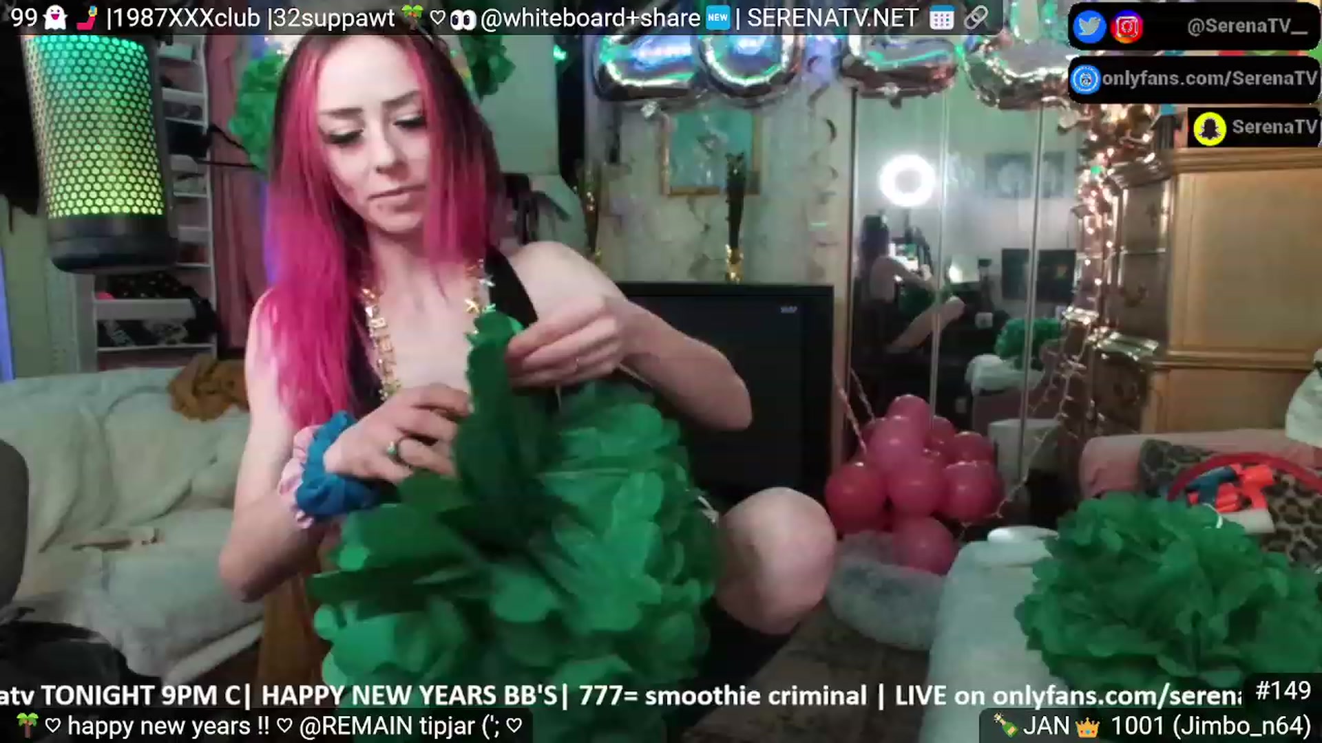 Gallery image thumbnail from serenatv's myfreecams stream on, 01/01/2024, 23:03 image 19 of 20