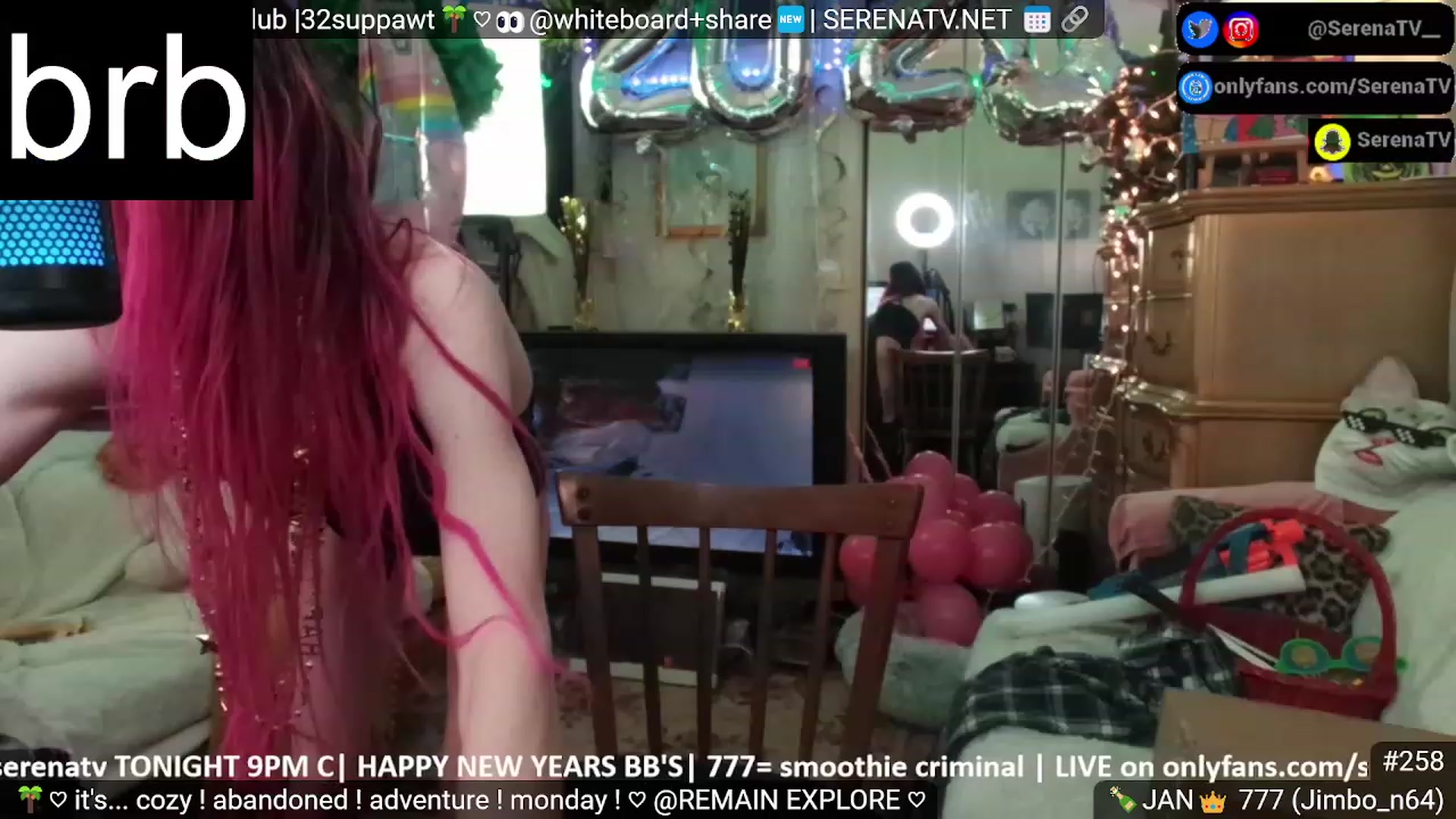 Gallery image thumbnail from serenatv's myfreecams stream on, 01/01/2024, 23:03 image 4 of 20