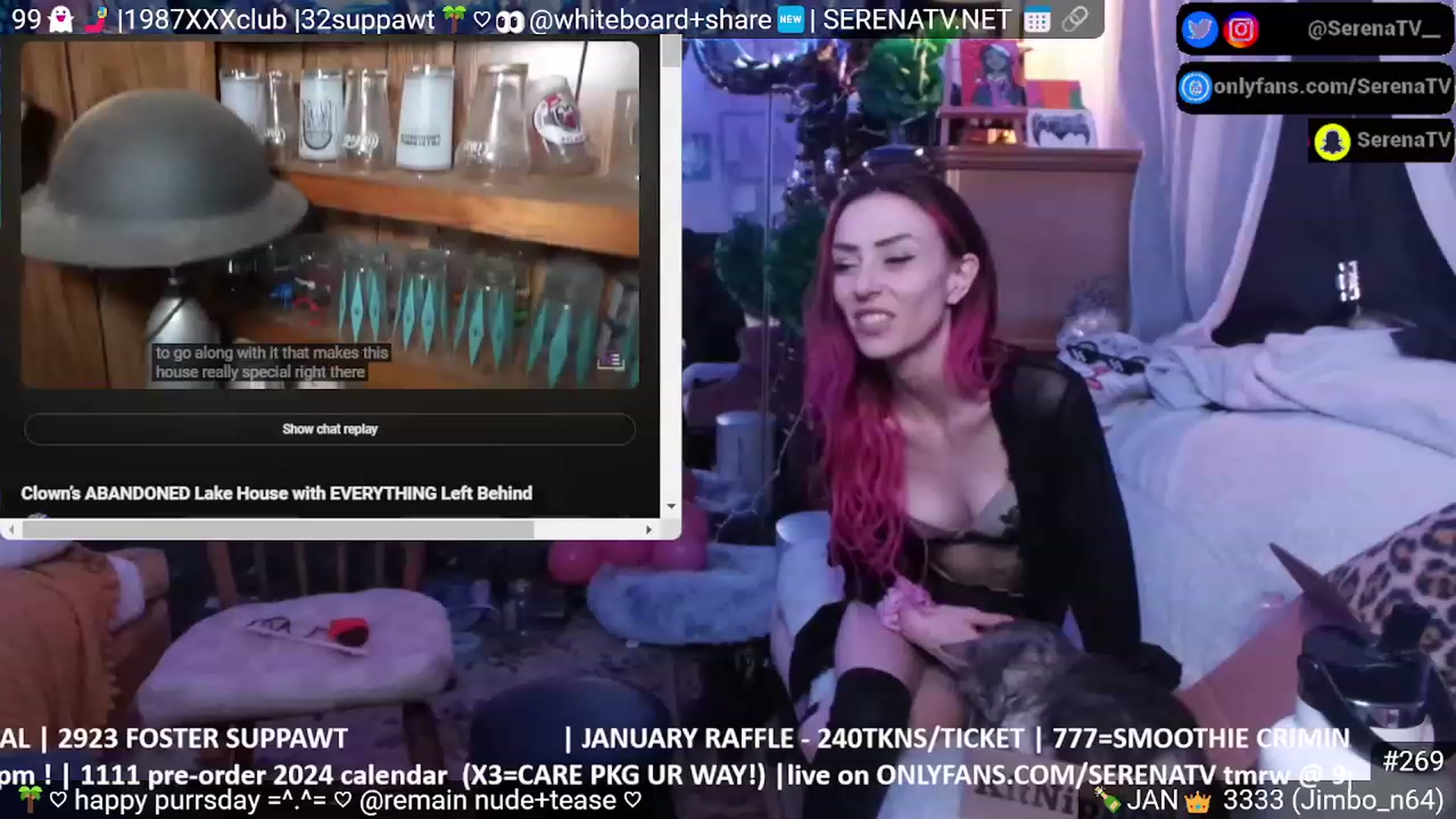 Gallery image thumbnail from serenatv's myfreecams stream on, 01/05/2024, 24:04 image 14 of 20