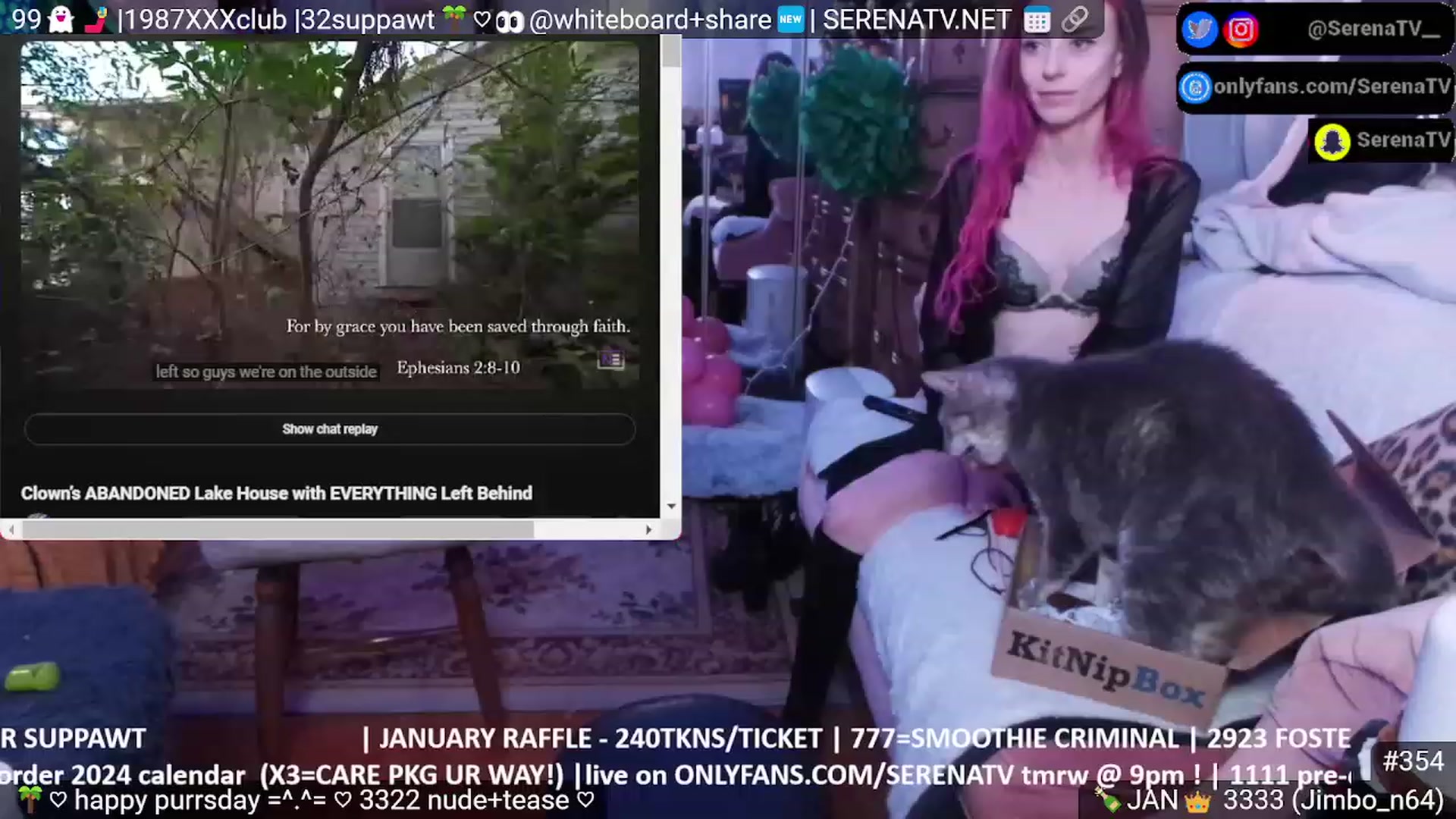 Gallery image thumbnail from serenatv's myfreecams stream on, 01/05/2024, 24:04 image 4 of 20