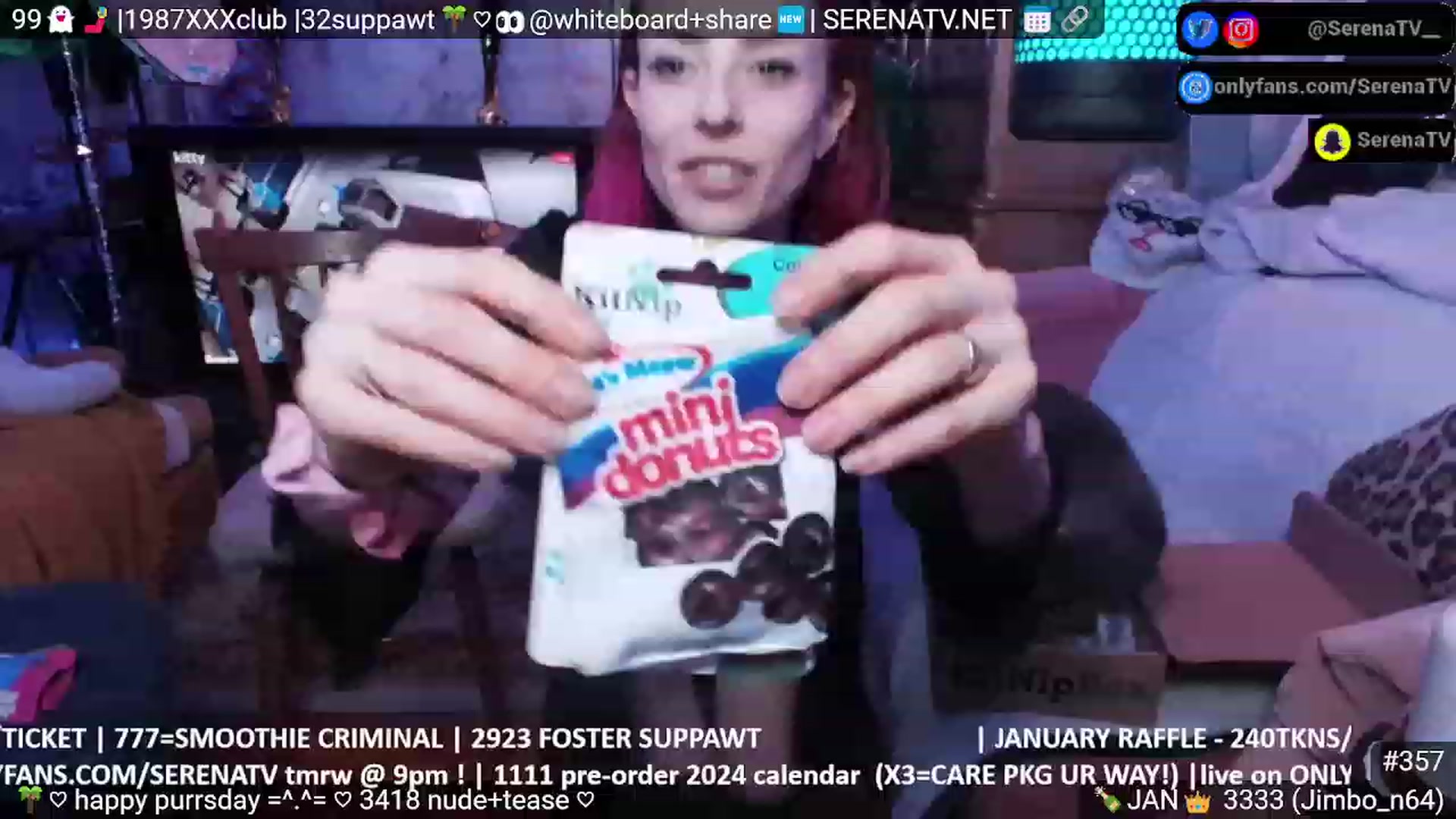 Gallery image thumbnail from serenatv's myfreecams stream on, 01/05/2024, 24:04 image 1 of 20