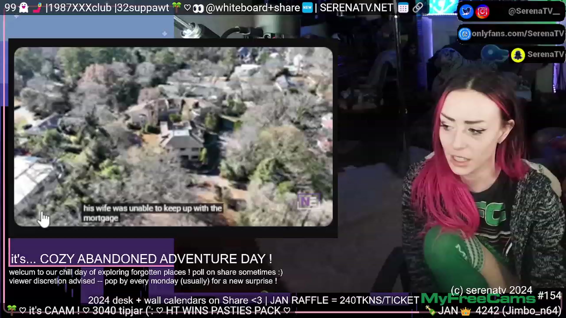 Gallery image thumbnail from serenatv's myfreecams stream on, 01/16/2024, 24:03 image 13 of 20