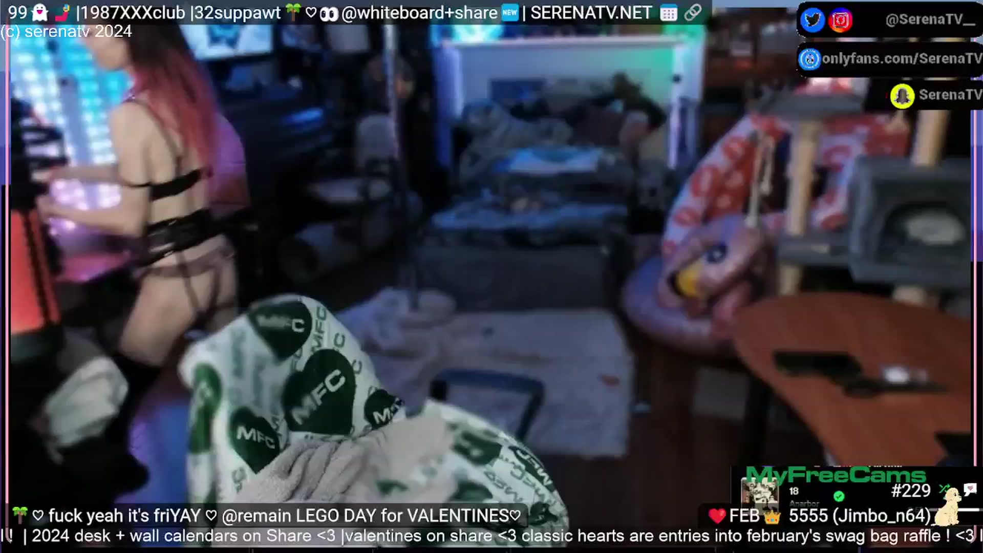 Gallery image thumbnail from serenatv's myfreecams stream on, 02/03/2024, 24:13 image 8 of 20