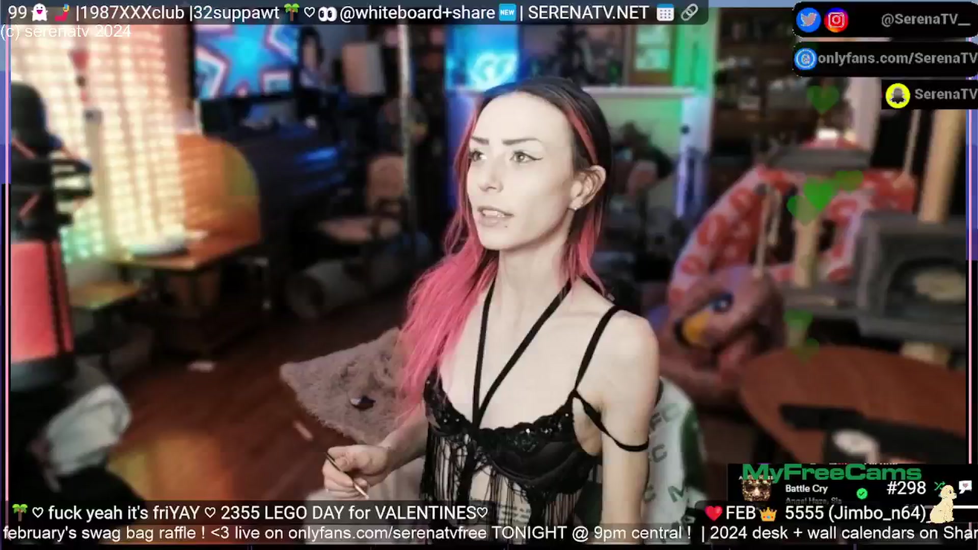 Gallery image thumbnail from serenatv's myfreecams stream on, 02/03/2024, 24:13 image 3 of 20