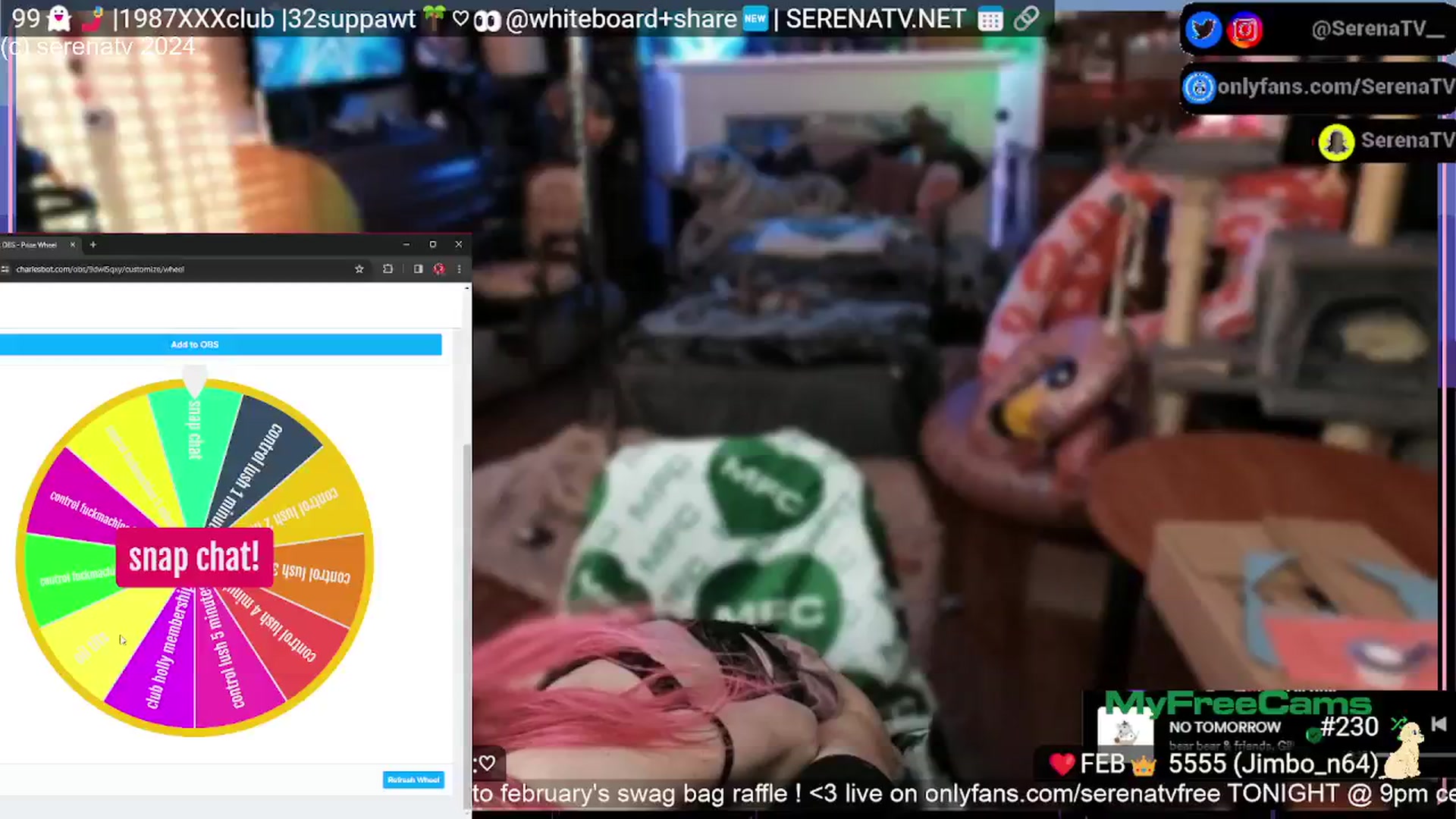 Gallery image thumbnail from serenatv's myfreecams stream on, 02/03/2024, 24:13 image 11 of 20