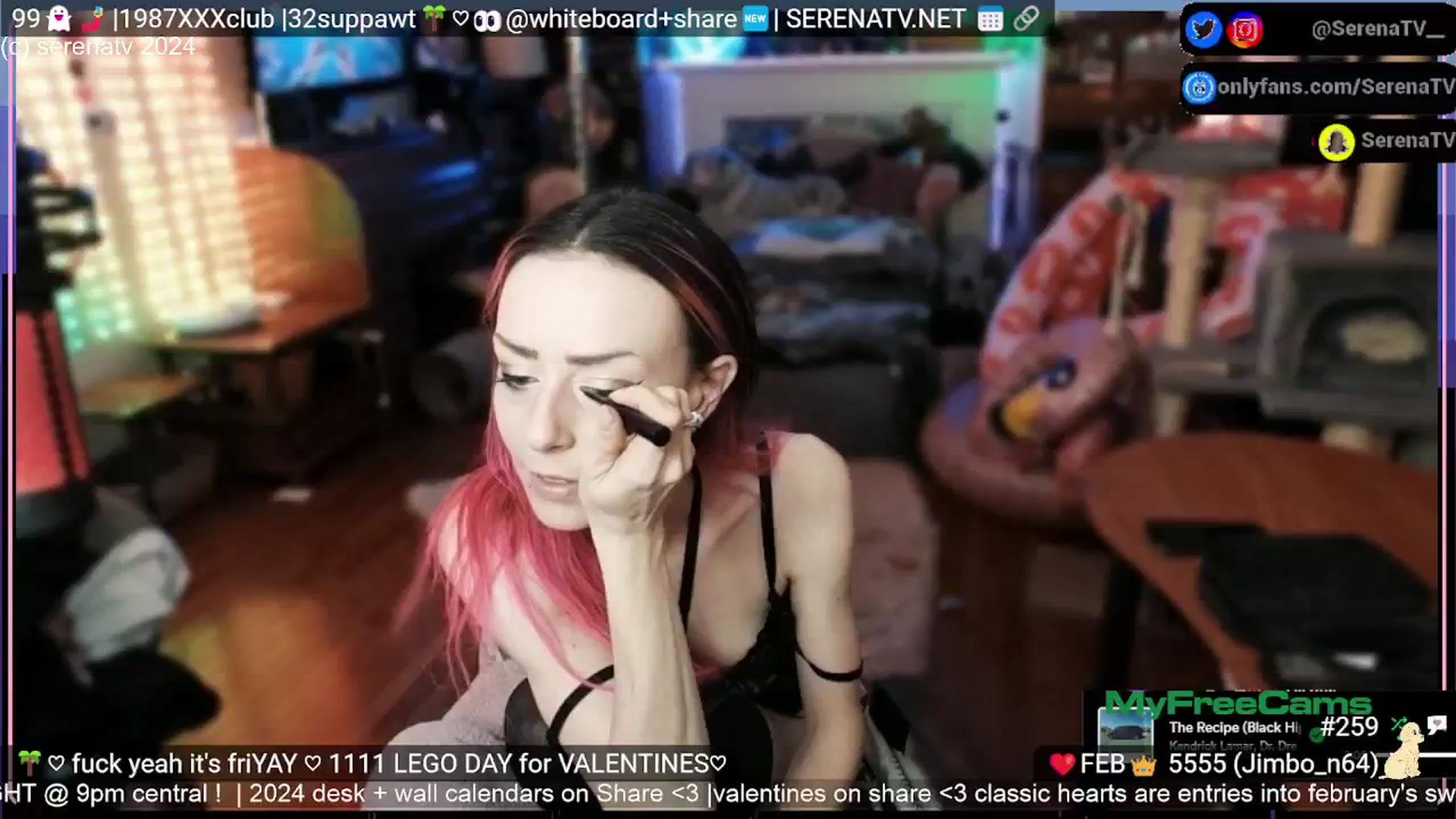 Gallery image thumbnail from serenatv's myfreecams stream on, 02/03/2024, 24:13 image 7 of 20