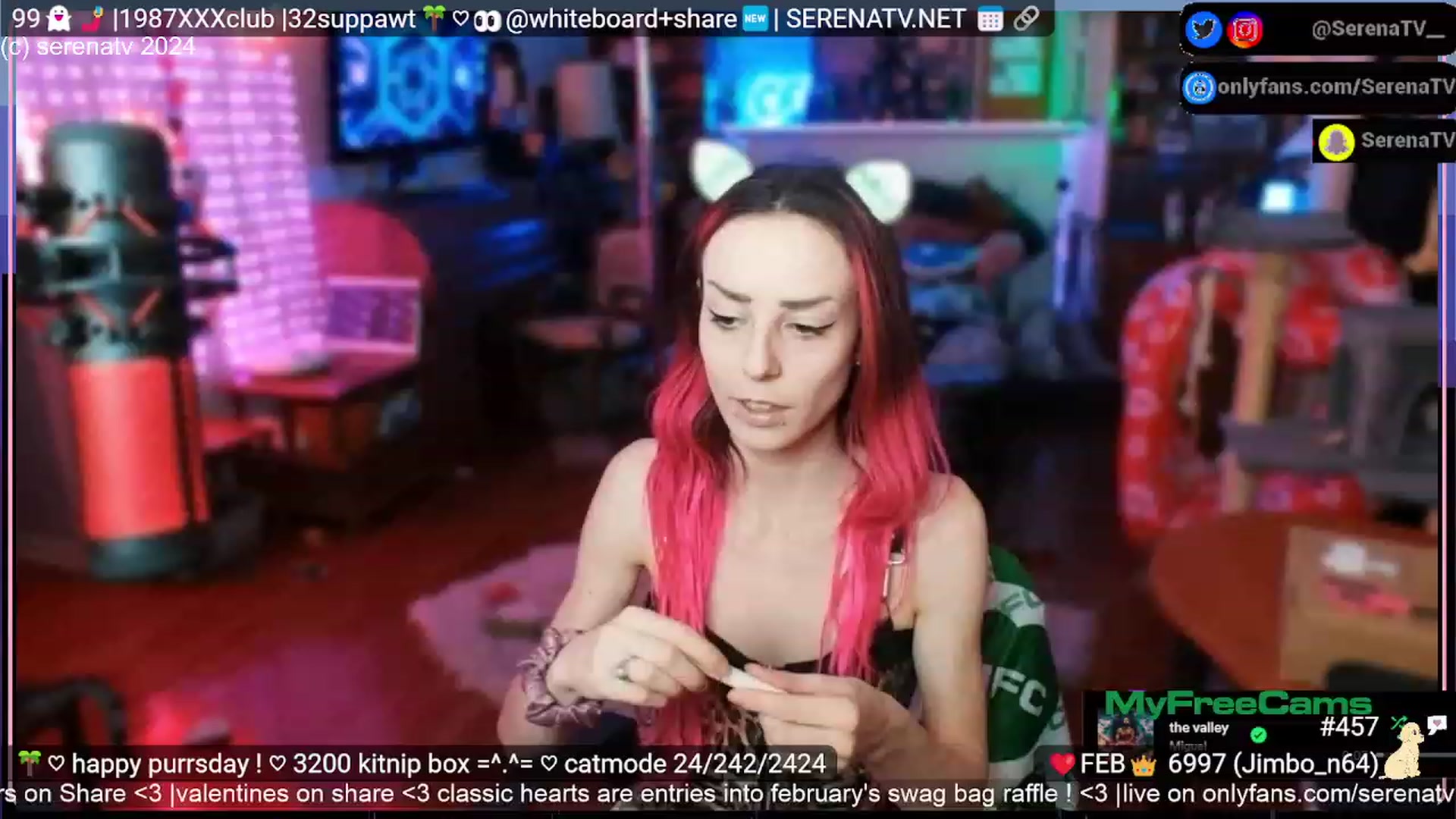 Gallery image thumbnail from serenatv's myfreecams stream on, 02/09/2024, 24:04 image 2 of 20