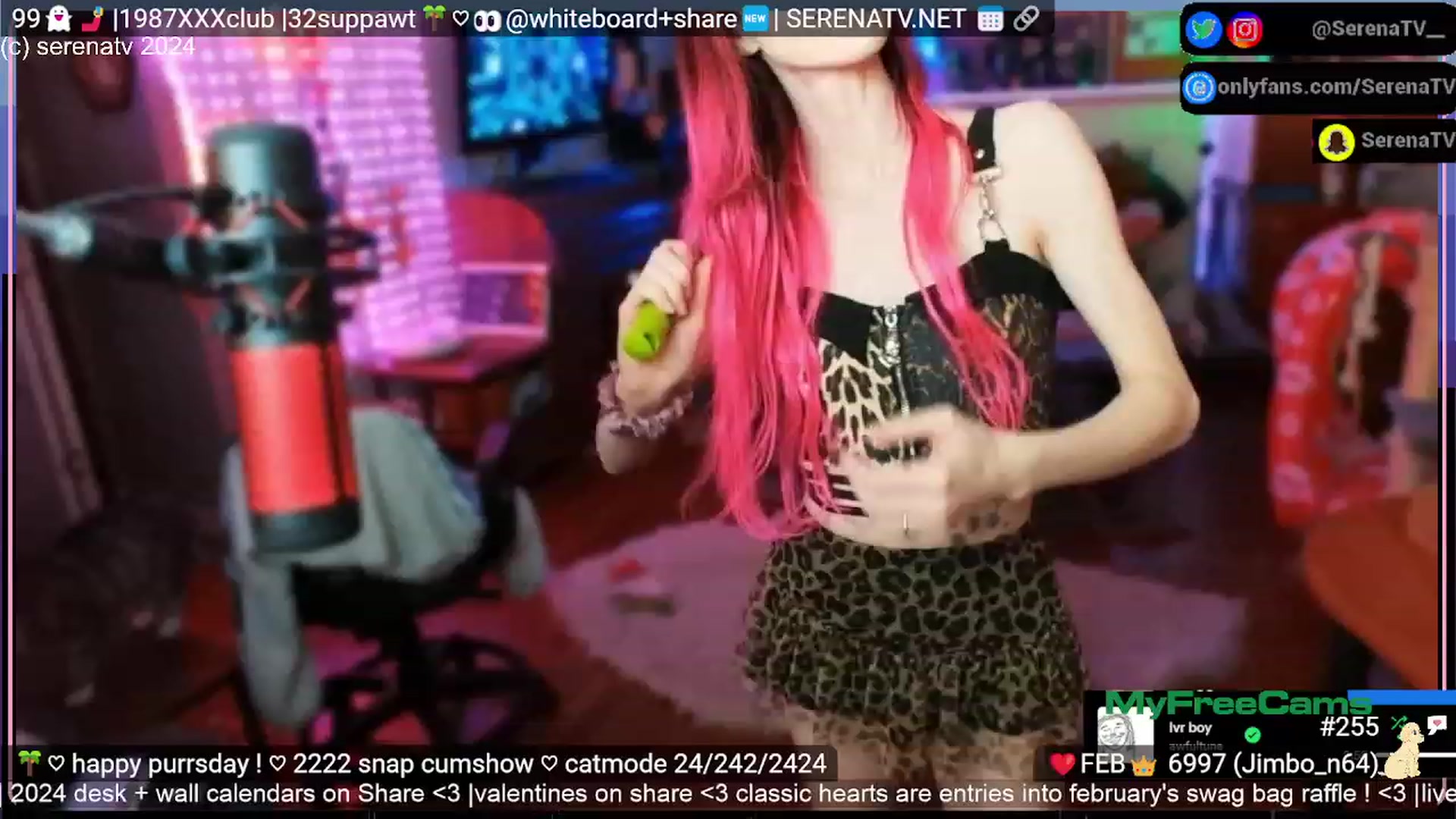 Gallery image thumbnail from serenatv's myfreecams stream on, 02/09/2024, 24:04 image 18 of 20