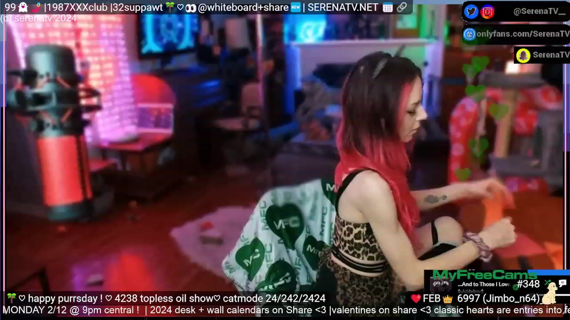 Gallery image thumbnail from serenatv's myfreecams stream on, 02/09/2024, 24:04 image 11 of 20