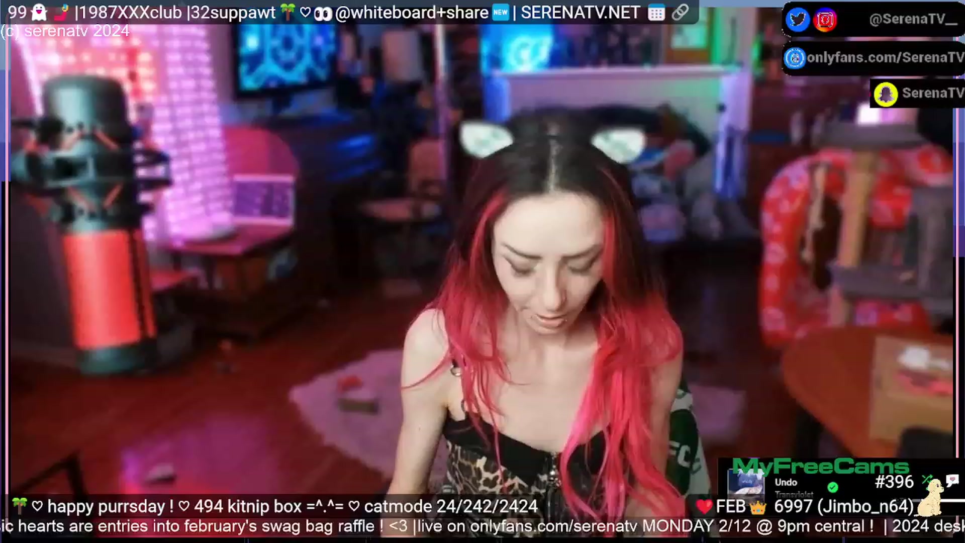Gallery image thumbnail from serenatv's myfreecams stream on, 02/09/2024, 24:04 image 5 of 20