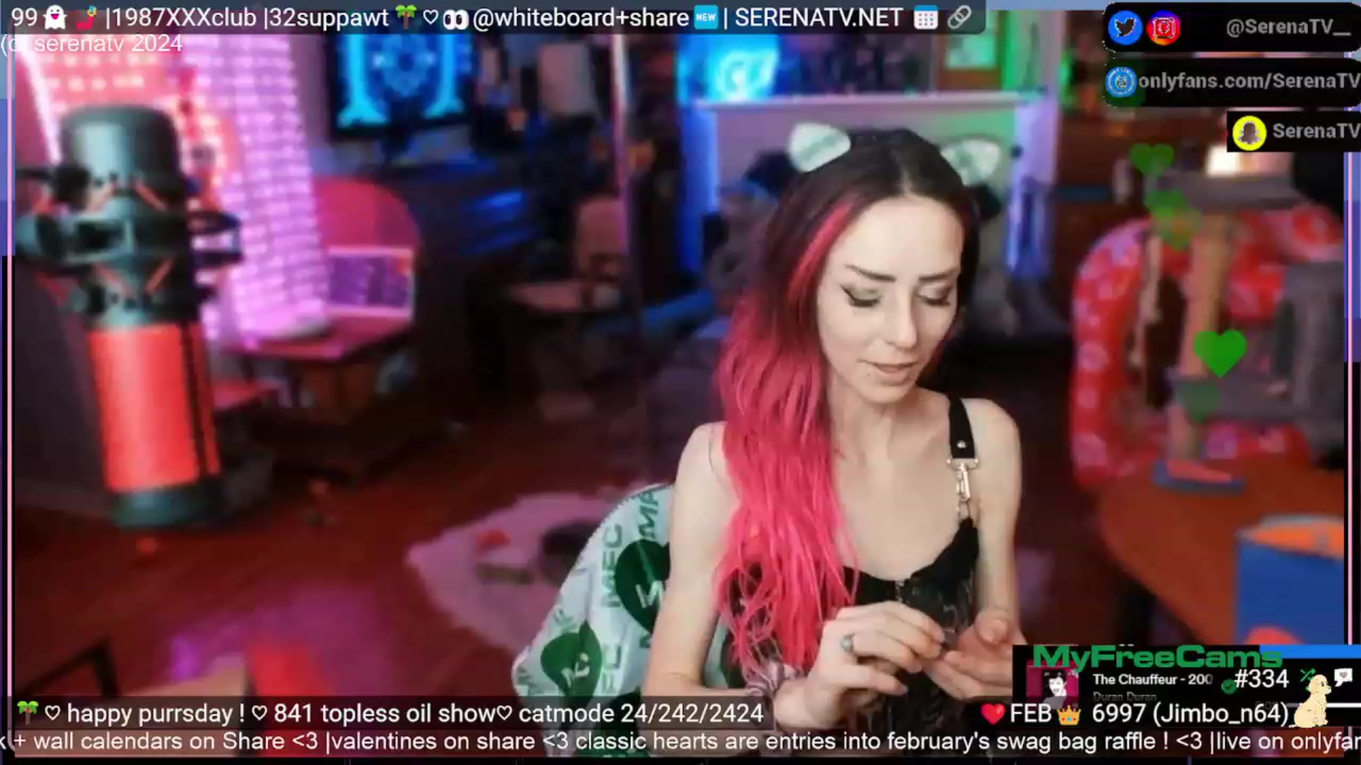 Gallery image thumbnail from serenatv's myfreecams stream on, 02/09/2024, 24:04 image 14 of 20