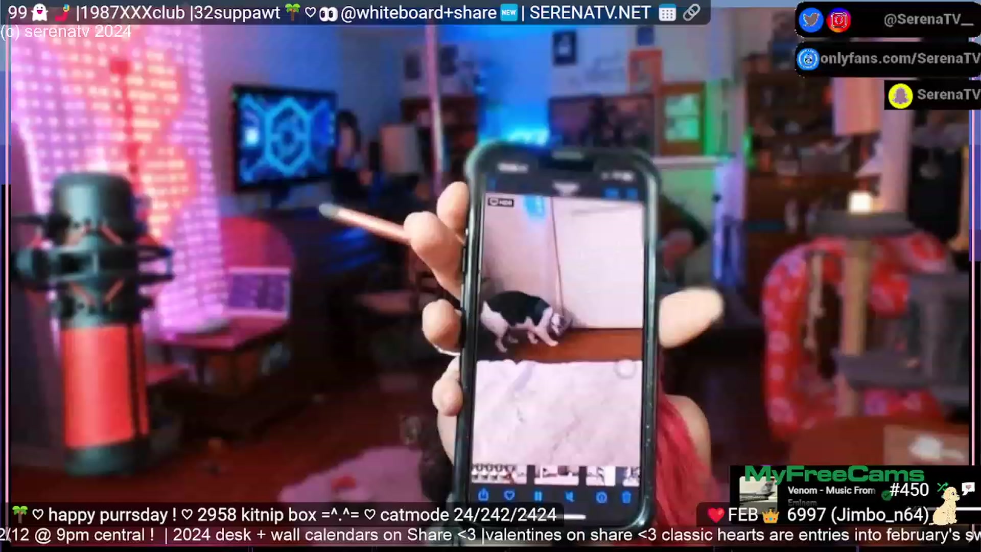 Gallery image thumbnail from serenatv's myfreecams stream on, 02/09/2024, 24:04 image 3 of 20