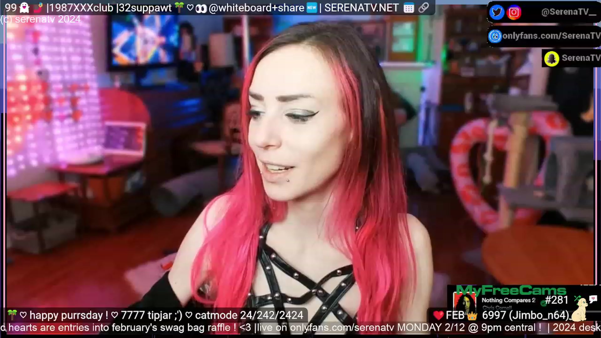 Gallery image thumbnail from serenatv's myfreecams stream on, 02/10/2024, 24:03 image 5 of 20