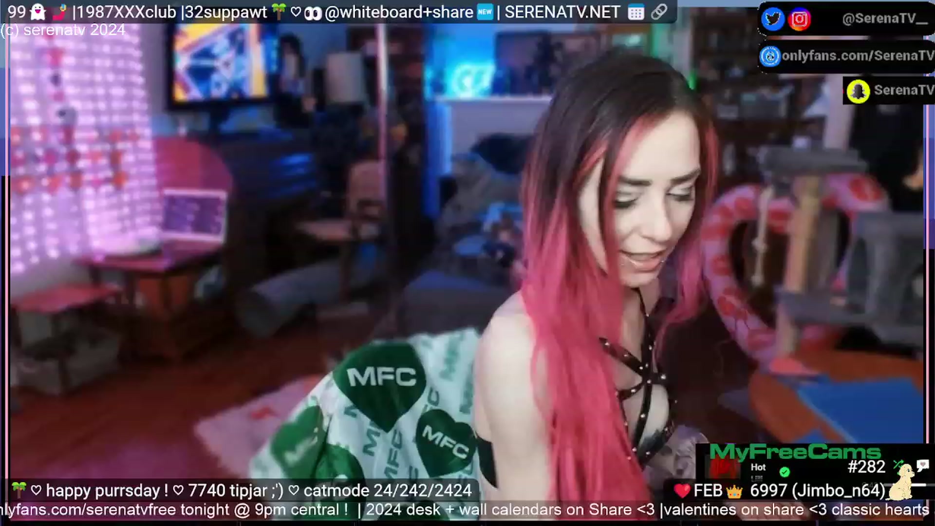 Gallery image thumbnail from serenatv's myfreecams stream on, 02/10/2024, 24:03 image 11 of 20