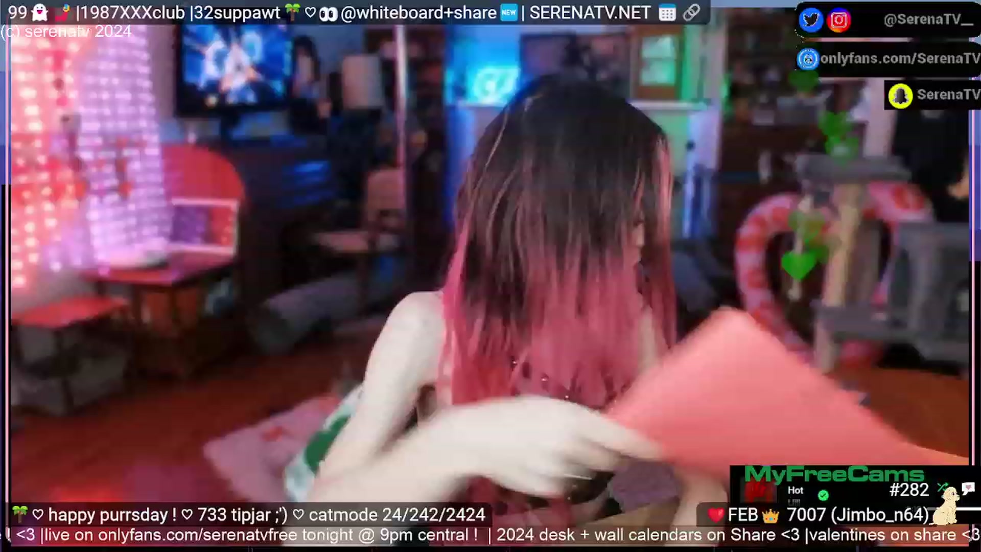 Gallery image thumbnail from serenatv's myfreecams stream on, 02/10/2024, 24:03 image 12 of 20