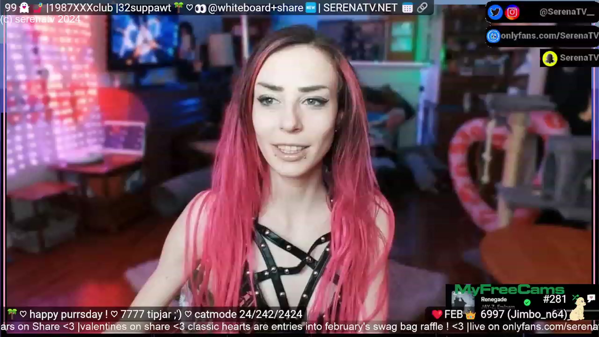 Gallery image thumbnail from serenatv's myfreecams stream on, 02/10/2024, 24:03 image 7 of 20