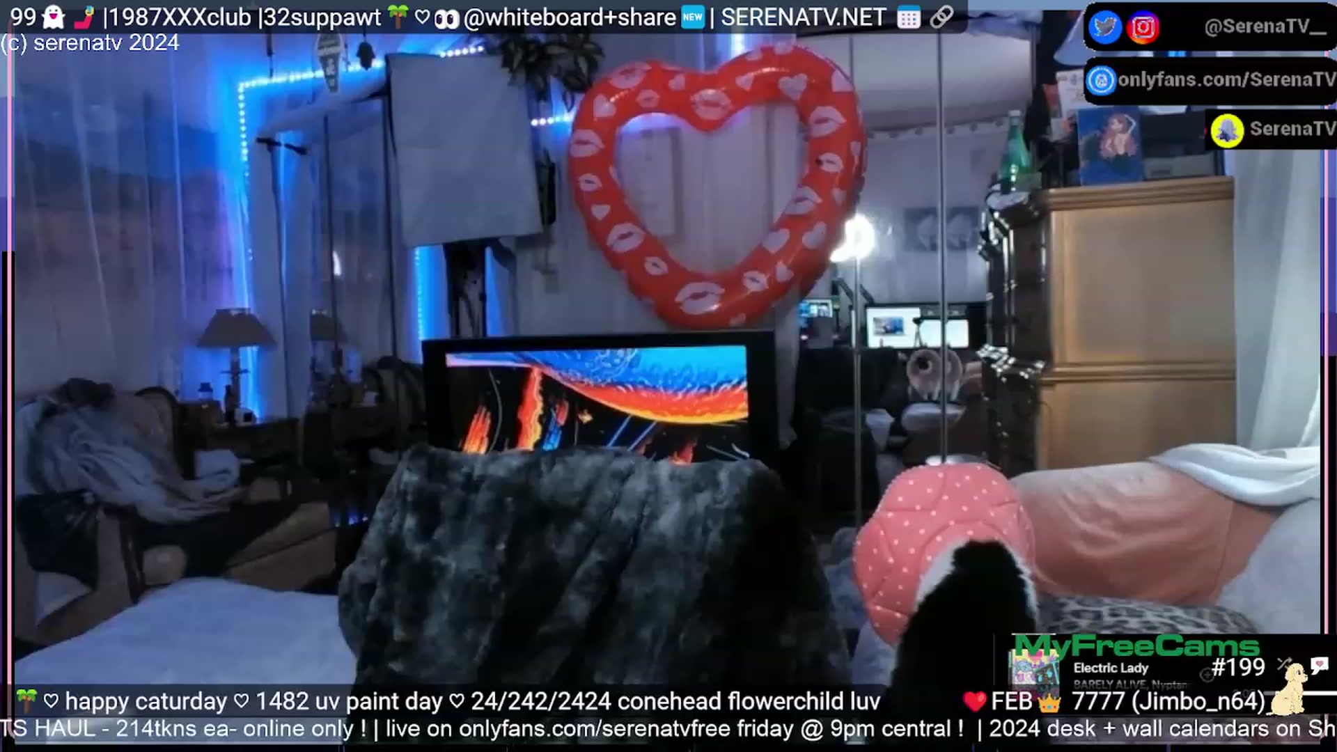 Gallery image thumbnail from serenatv's myfreecams stream on, 02/24/2024, 21:45 image 5 of 20