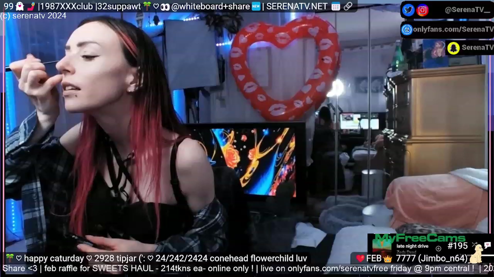 Gallery image thumbnail from serenatv's myfreecams stream on, 02/24/2024, 21:45 image 15 of 20
