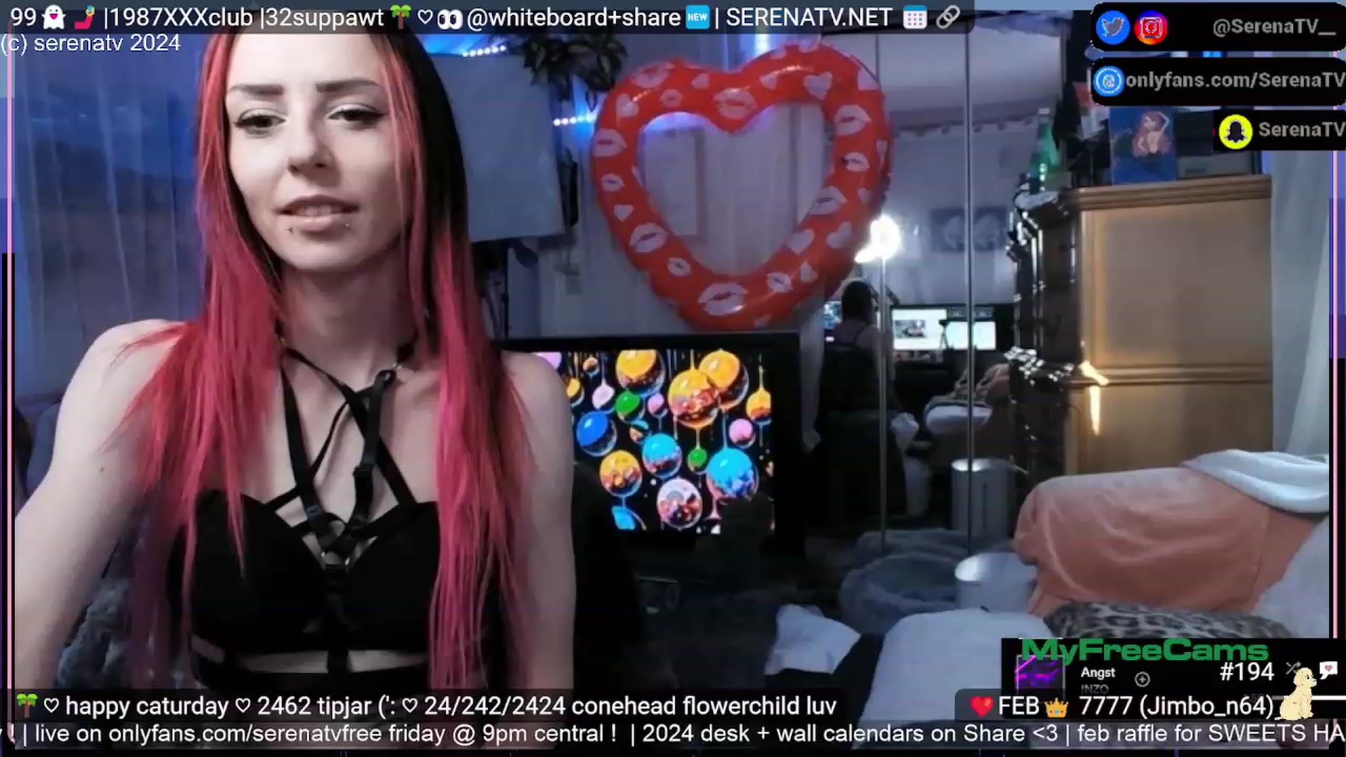 Gallery image thumbnail from serenatv's myfreecams stream on, 02/24/2024, 21:45 image 20 of 20