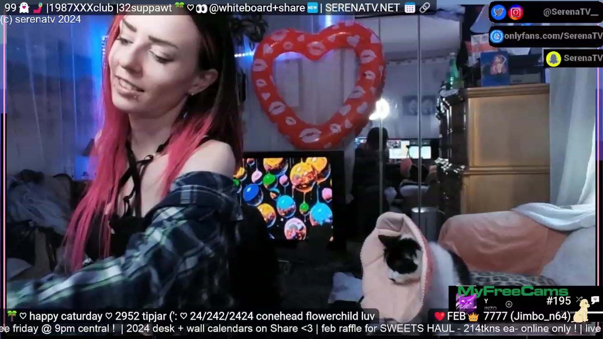 Gallery image thumbnail from serenatv's myfreecams stream on, 02/24/2024, 21:45 image 13 of 20